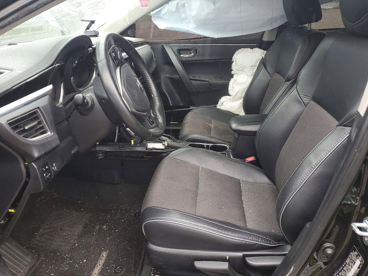 2015 Toyota Corolla S Plus Black vin: 2T1BURHE5FC451621