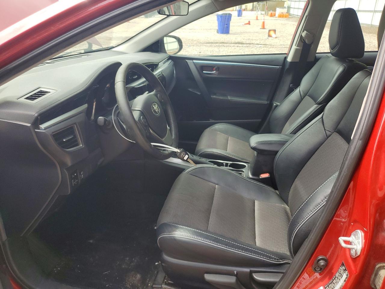 2015 Toyota Corolla S Plus Red vin: 2T1BURHE5FC454860