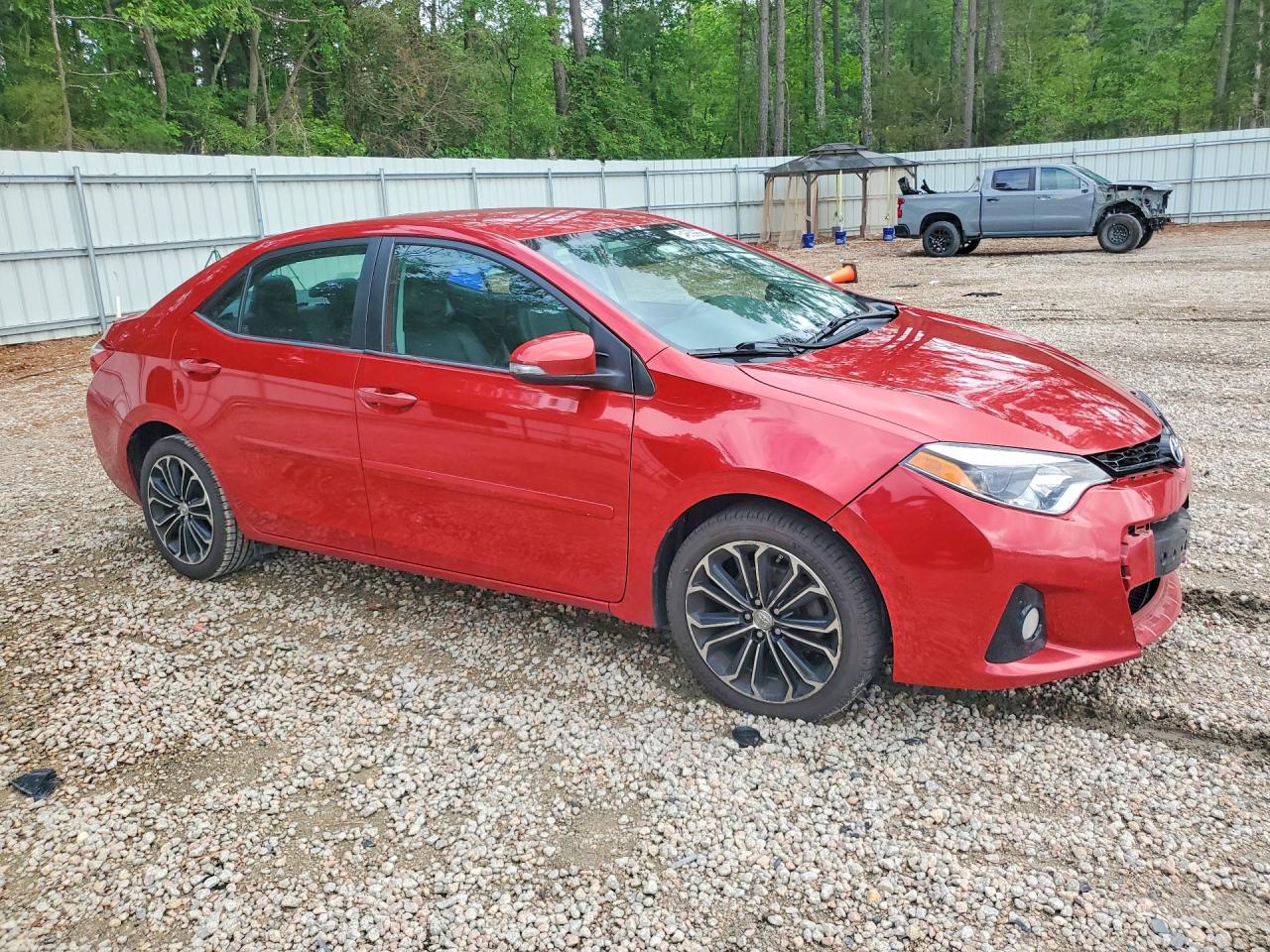 2015 Toyota Corolla S Plus Red vin: 2T1BURHE5FC454860