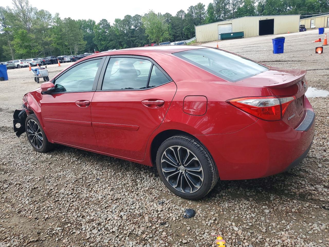 2015 Toyota Corolla S Plus Red vin: 2T1BURHE5FC454860