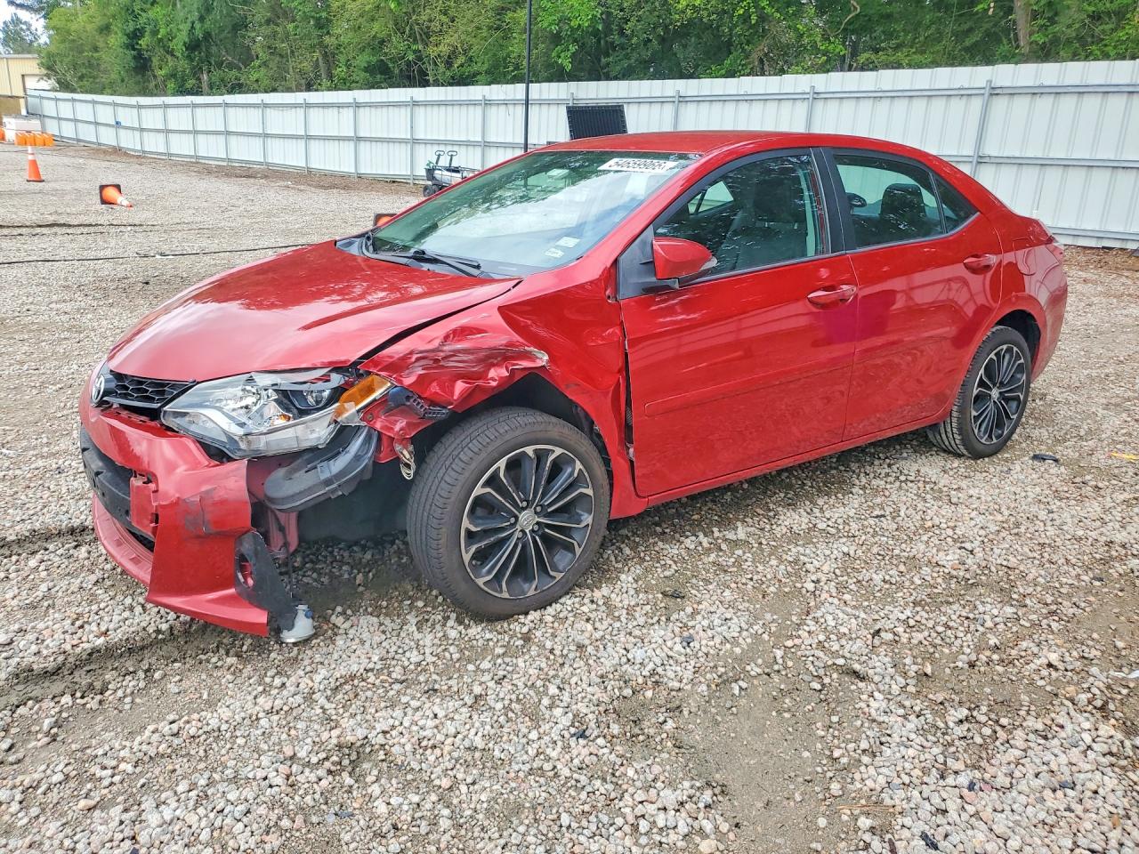 2015 Toyota Corolla S Plus Red vin: 2T1BURHE5FC454860