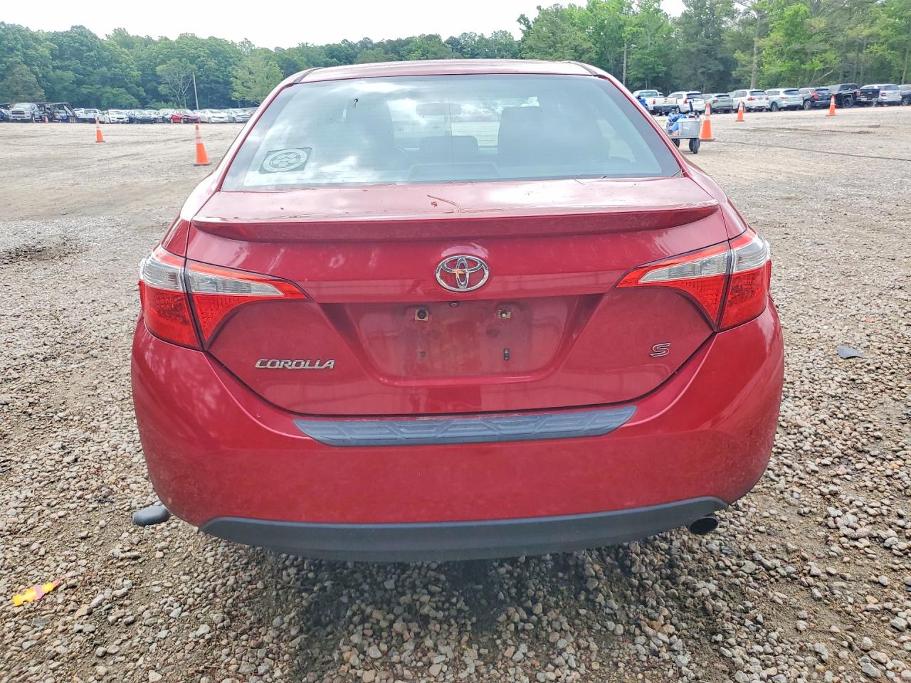 2015 Toyota Corolla S Plus Red vin: 2T1BURHE5FC454860