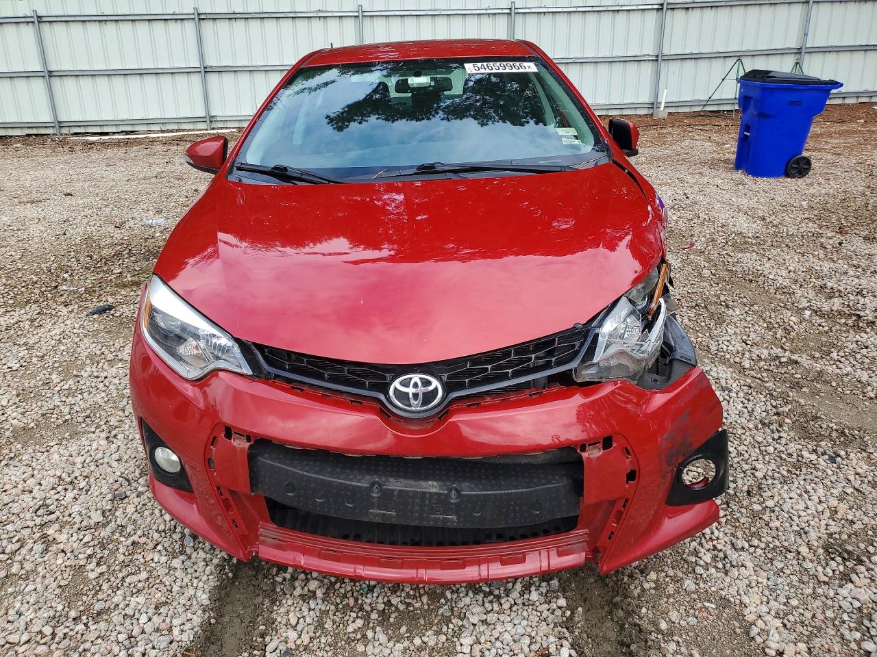 2015 Toyota Corolla S Plus Red vin: 2T1BURHE5FC454860