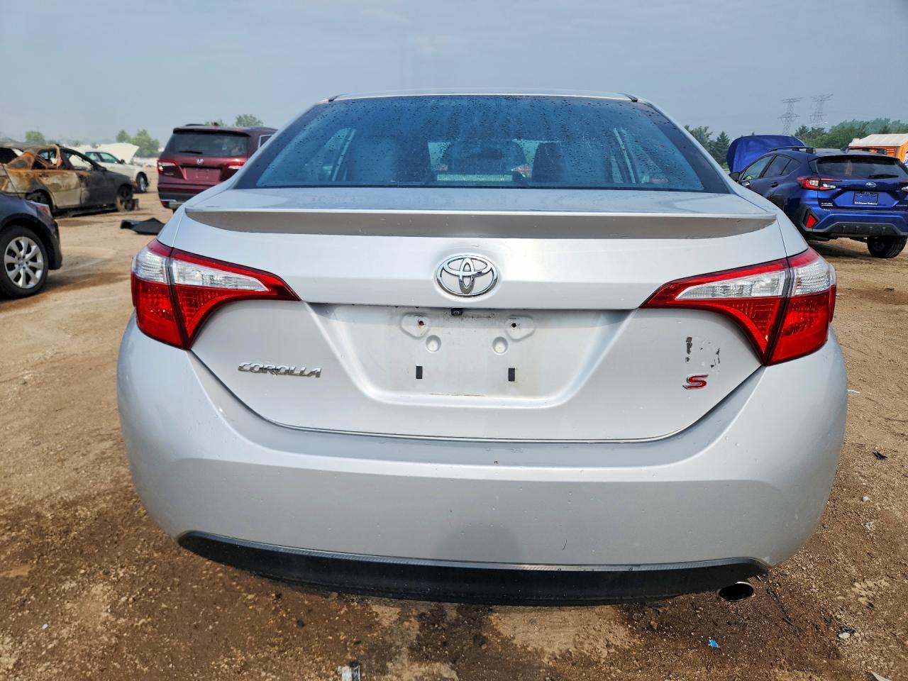 2015 Toyota Corolla S Plus Silver vin: 2T1BURHE5FC459931