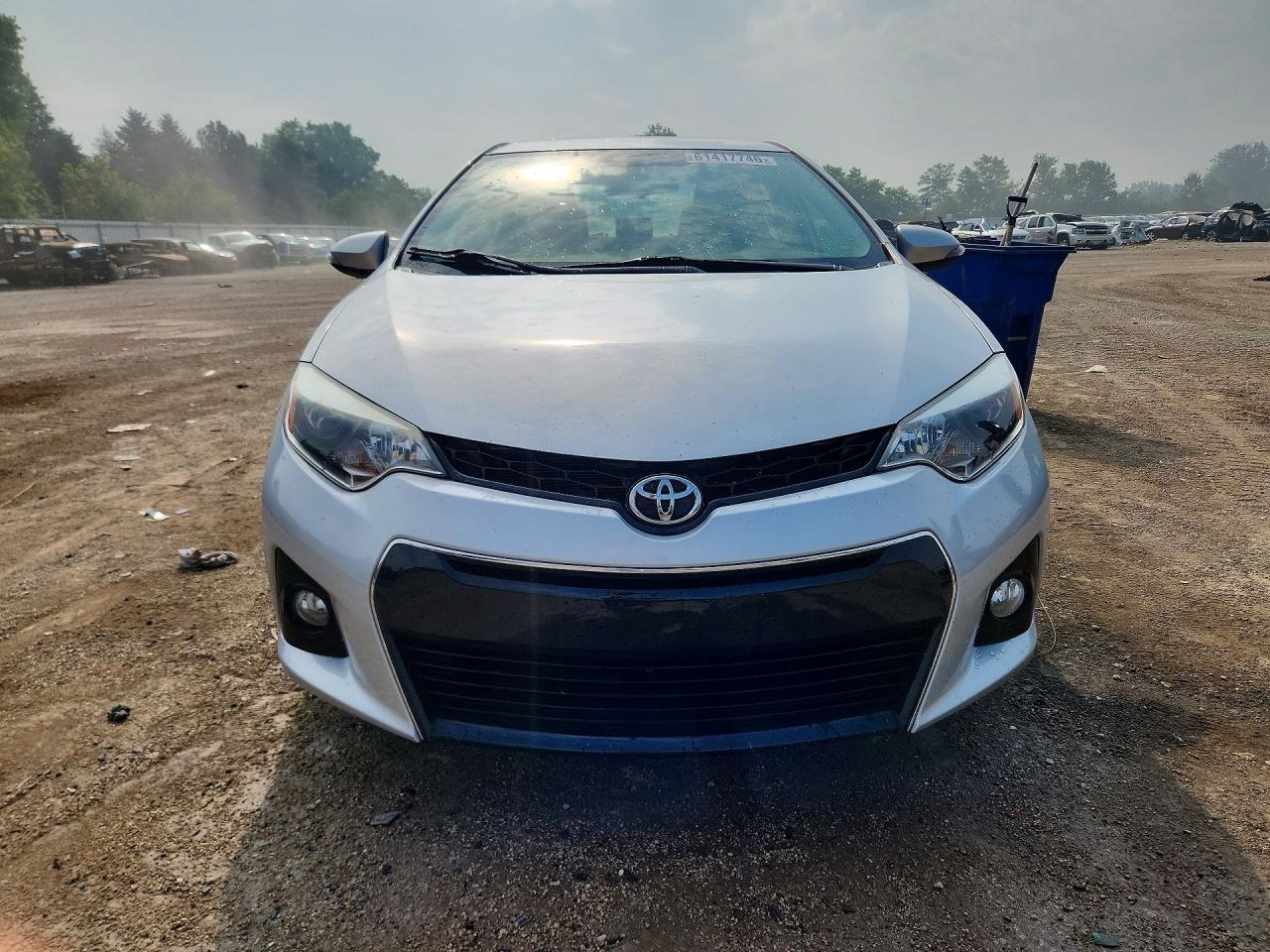 2015 Toyota Corolla S Plus Silver vin: 2T1BURHE5FC459931
