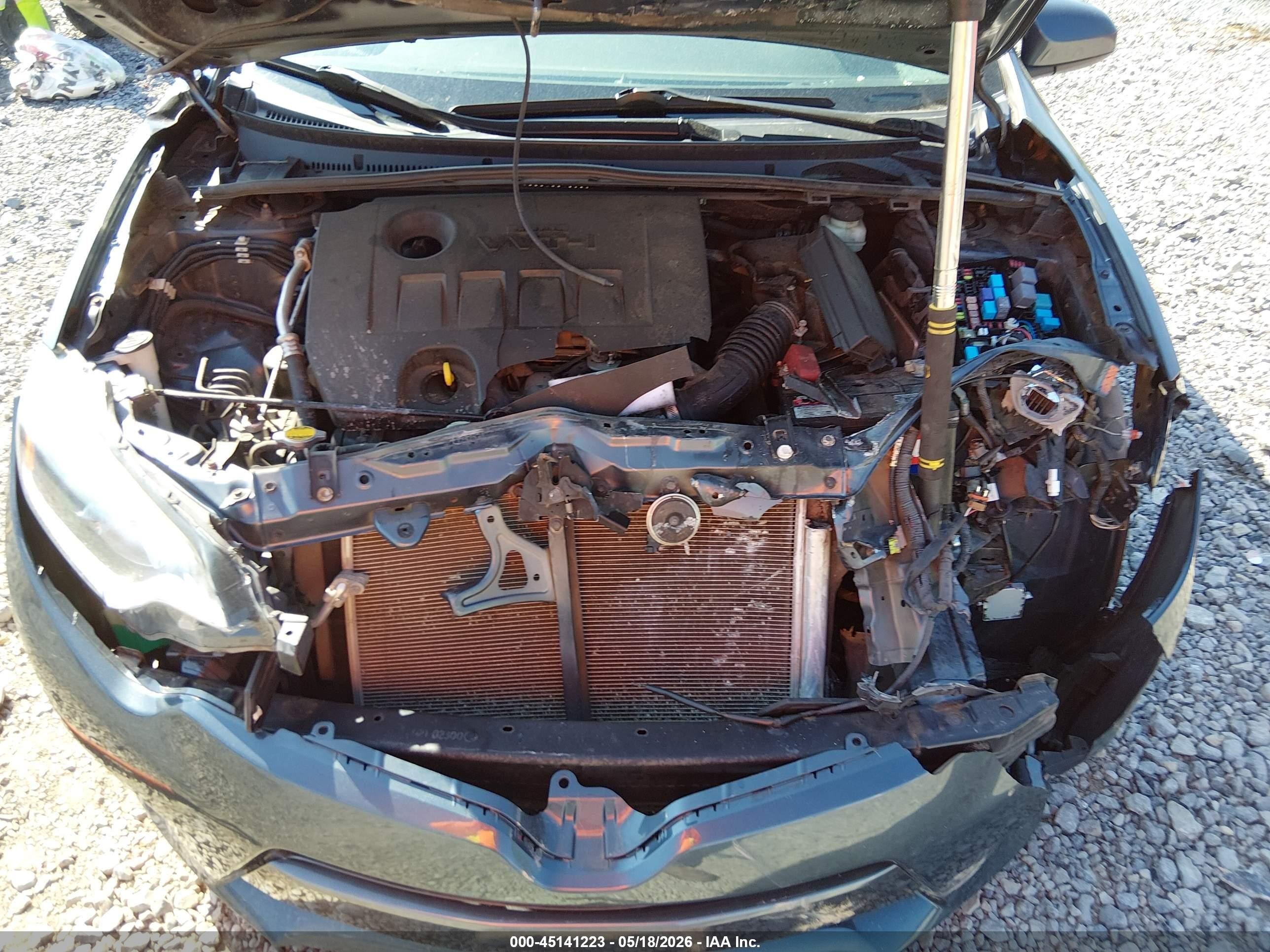 2015 Toyota Corolla Le Gray vin: 2T1BURHE5FC460206
