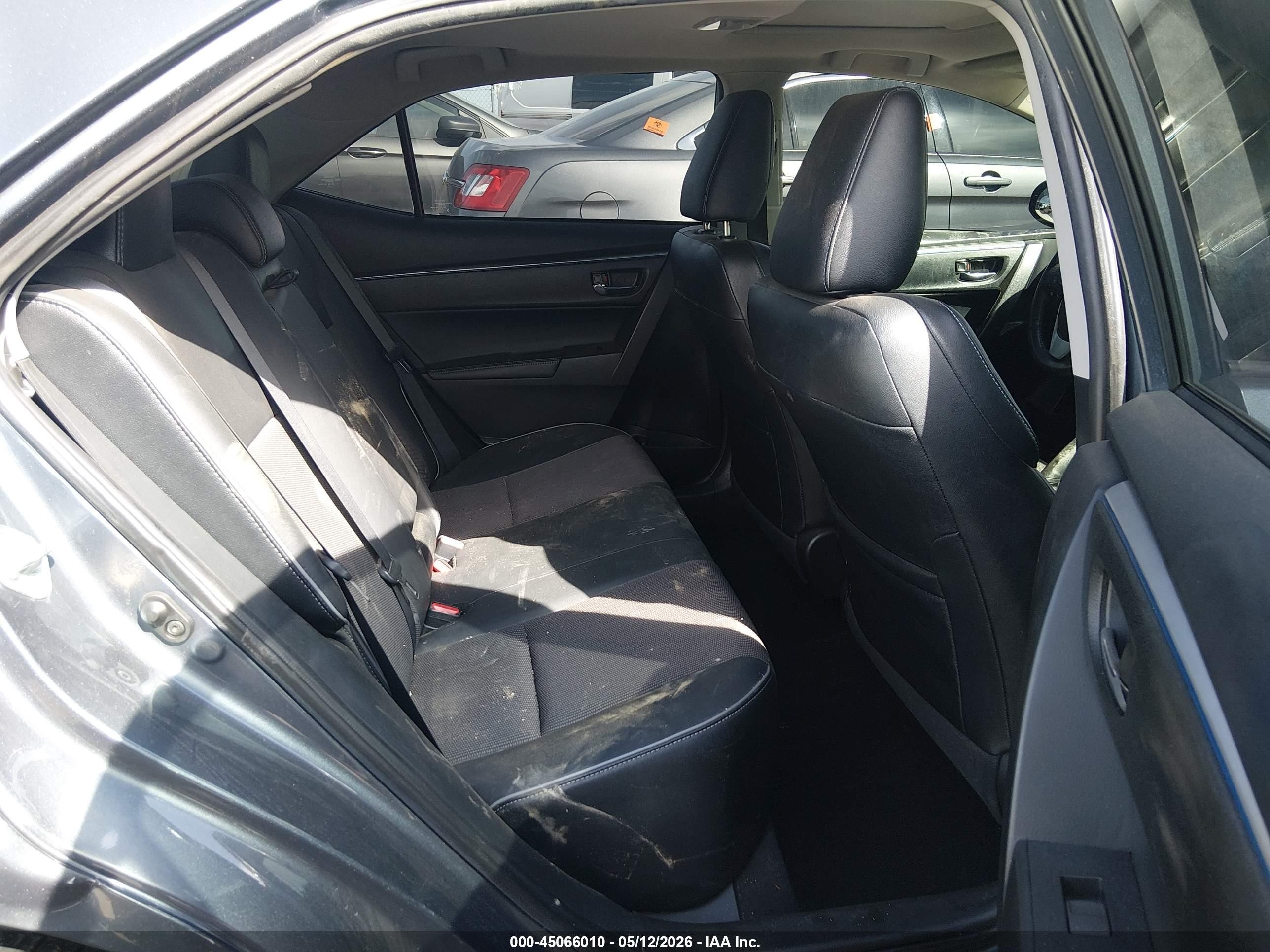 2015 Toyota Corolla S Plus Gray vin: 2T1BURHE5FC463378