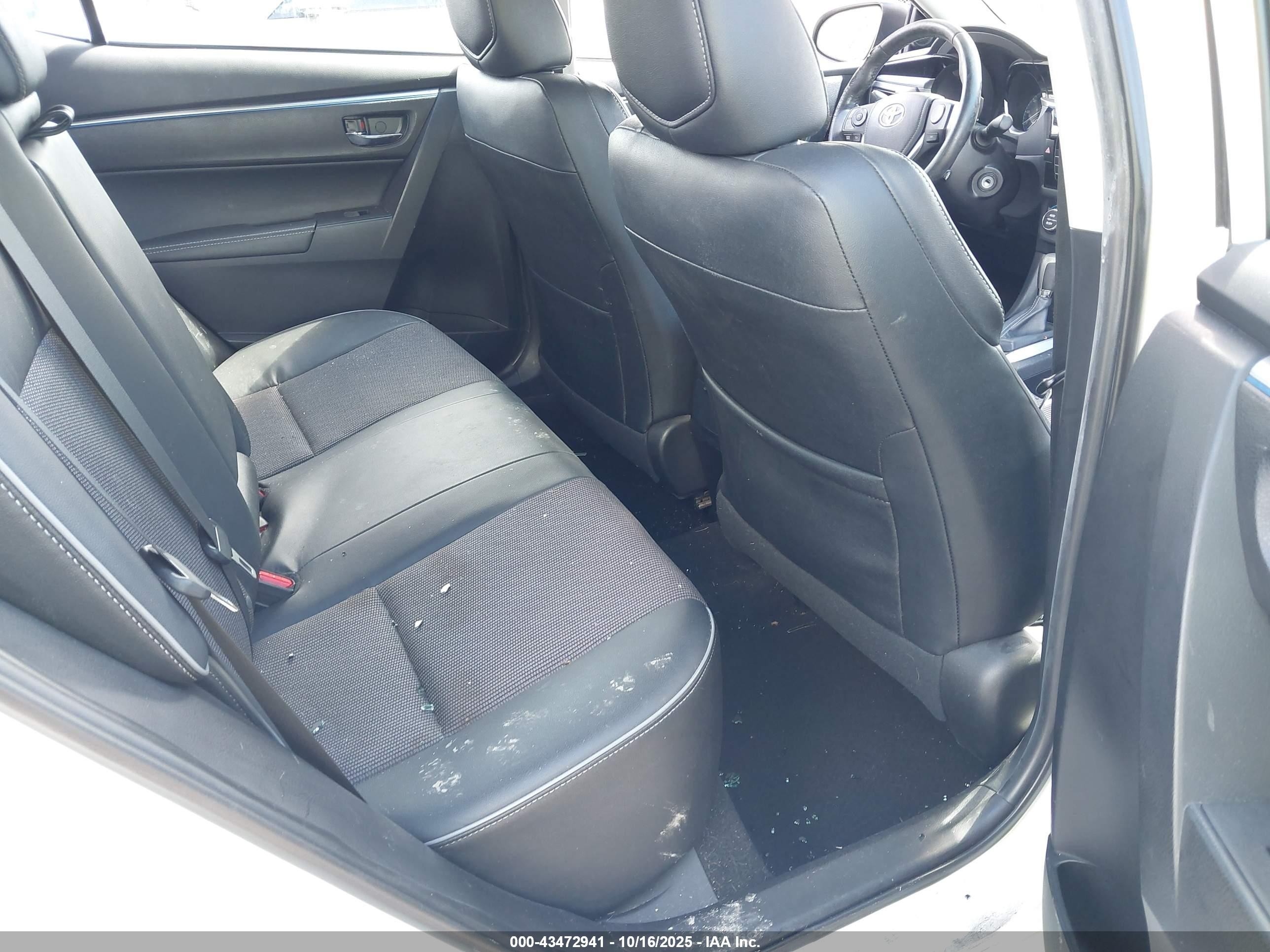 2015 Toyota Corolla S Plus White vin: 2T1BURHE5FC464627