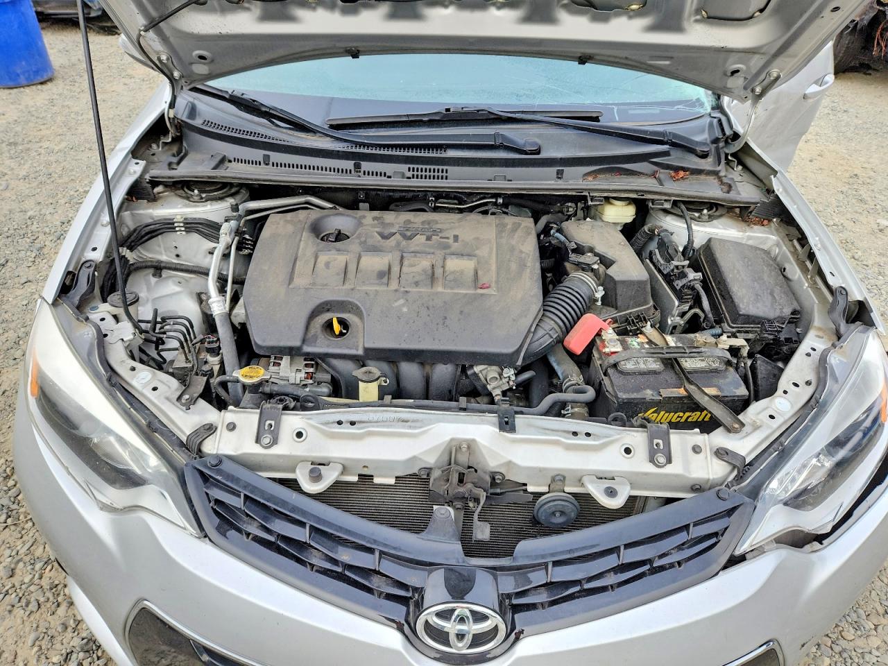 2015 Toyota Corolla S Plus Silver vin: 2T1BURHE5FC476860