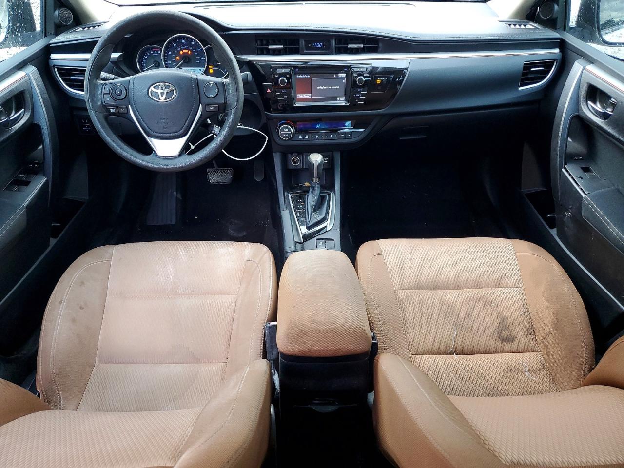 2015 Toyota Corolla Le White vin: 2T1BURHE5FC481251