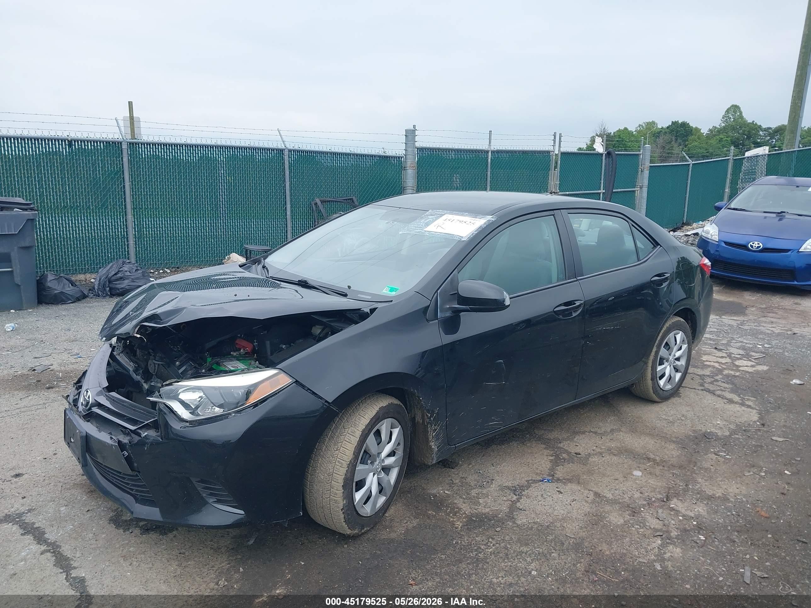 2016 Toyota Corolla Le Black vin: 2T1BURHE5GC486421