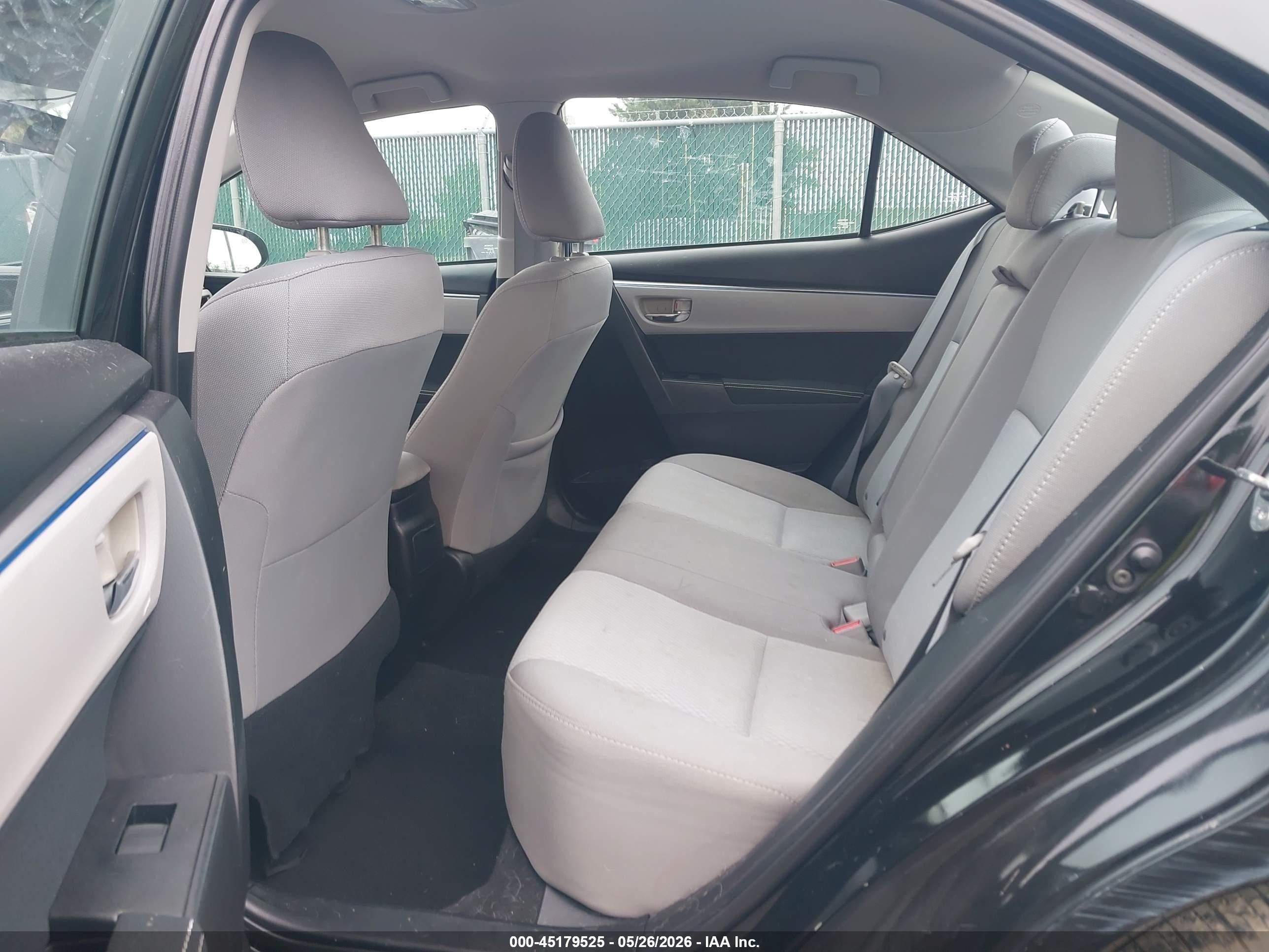 2016 Toyota Corolla Le Black vin: 2T1BURHE5GC486421