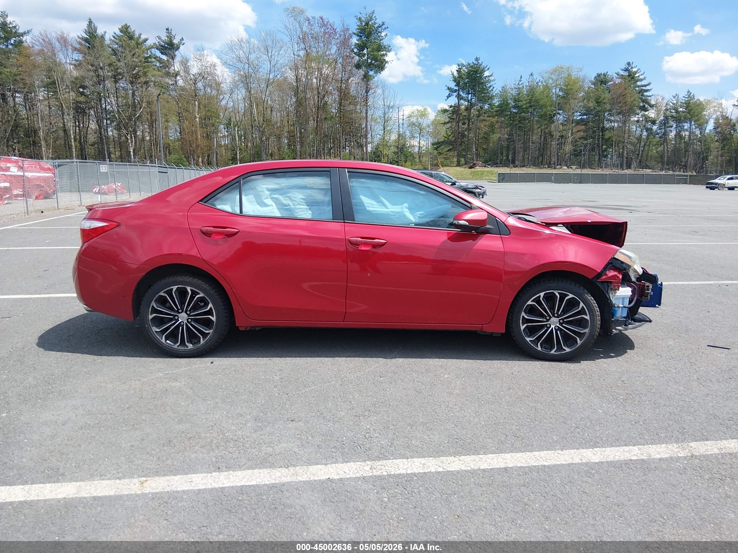 2016 Toyota Corolla S Plus Red vin: 2T1BURHE5GC488427