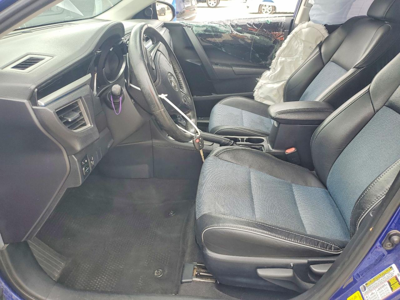 2016 Toyota Corolla Blue vin: 2T1BURHE5GC556922