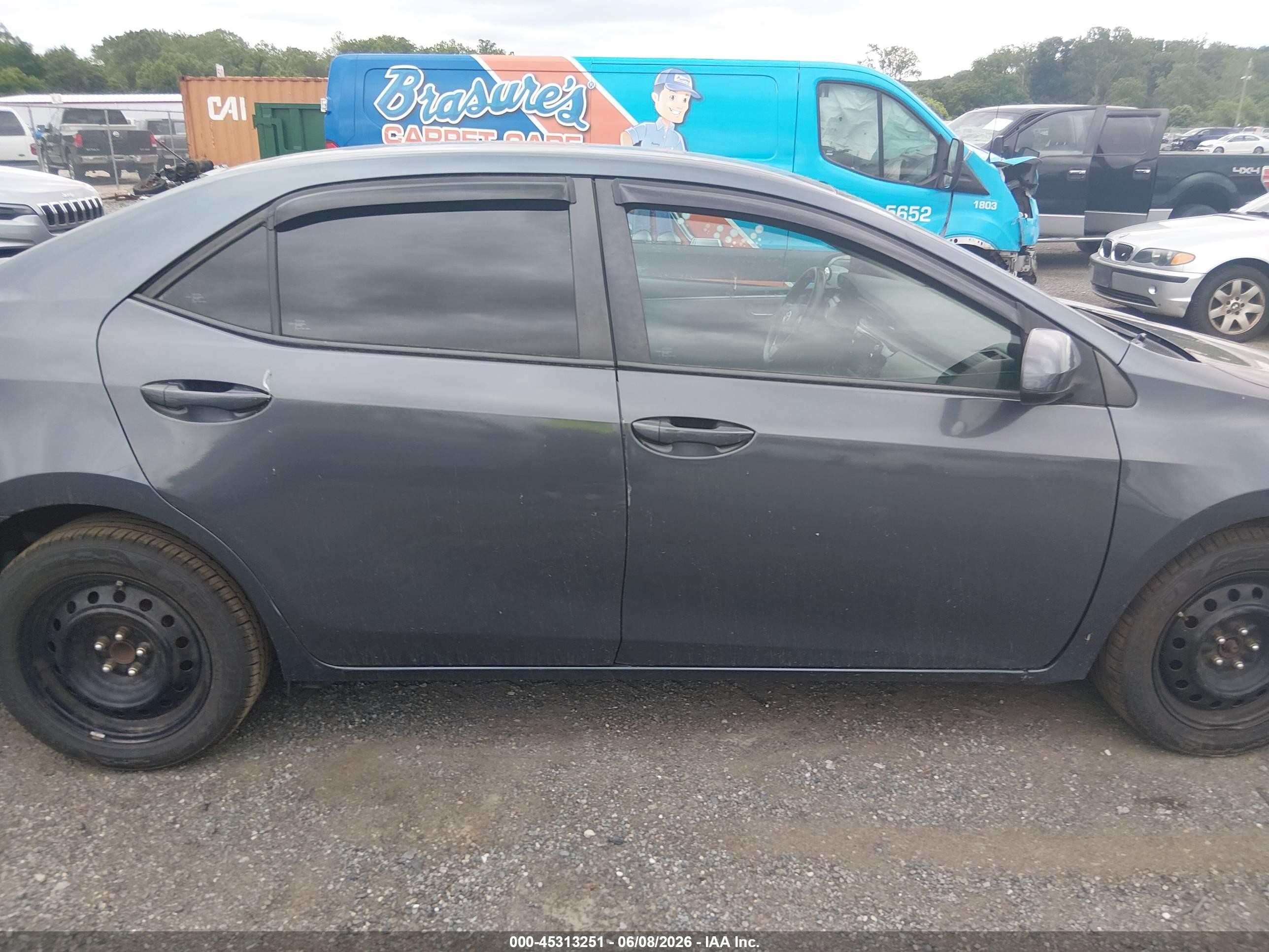 2016 Toyota Corolla Le Blue vin: 2T1BURHE5GC605262