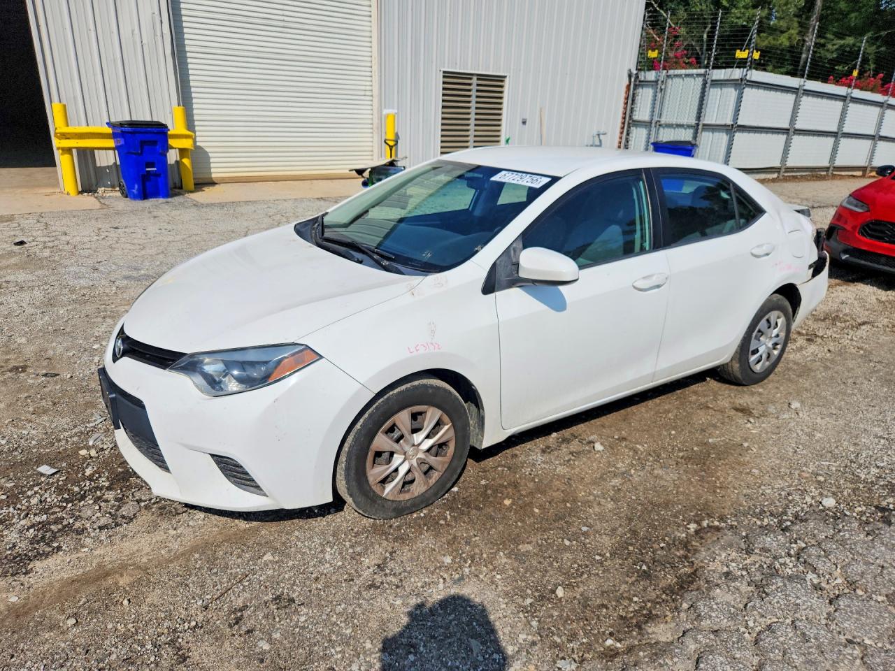 2016 Toyota Corolla L White vin: 2T1BURHE5GC707192