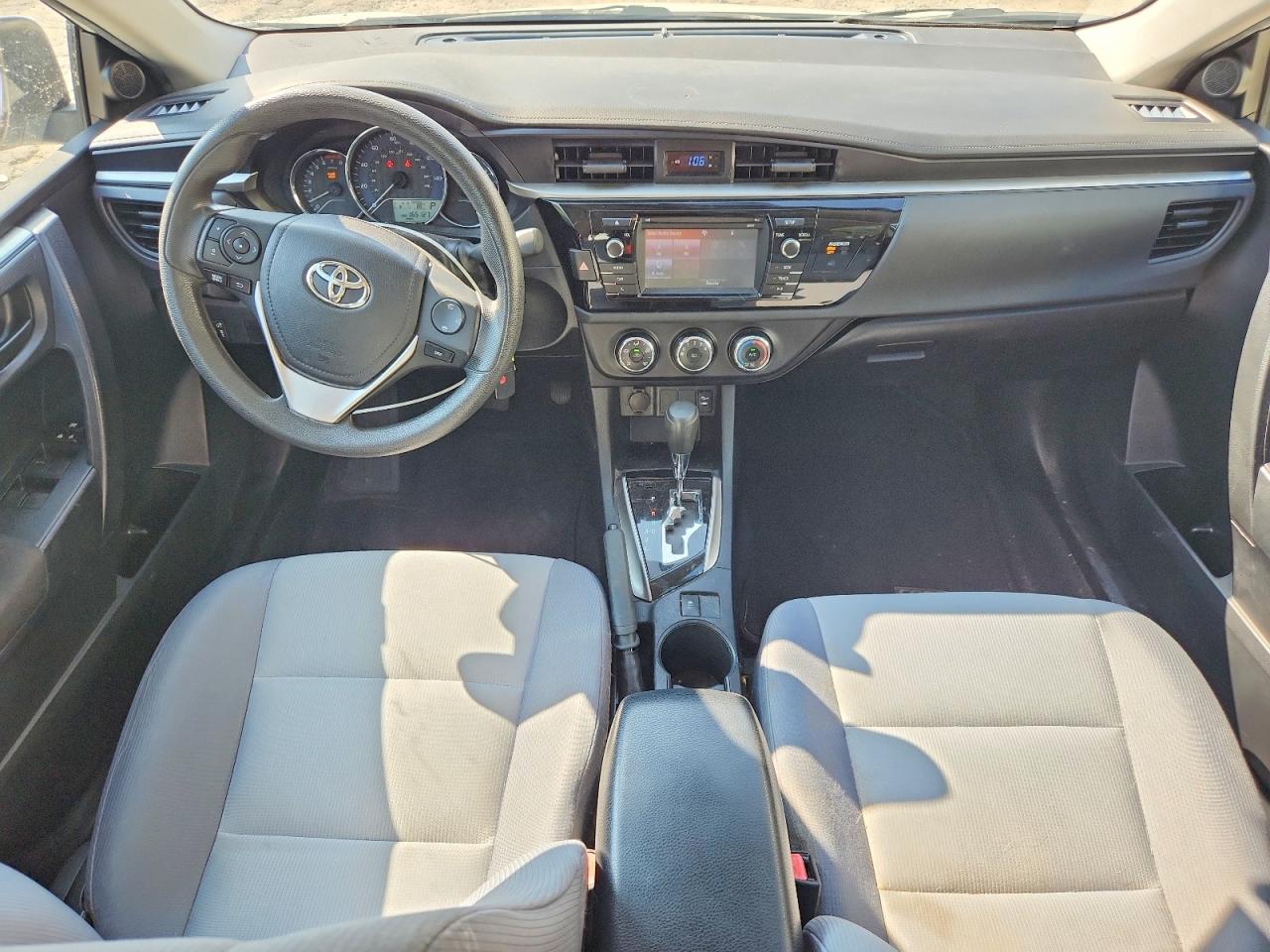 2016 Toyota Corolla L Белый vin: 2T1BURHE5GC707192