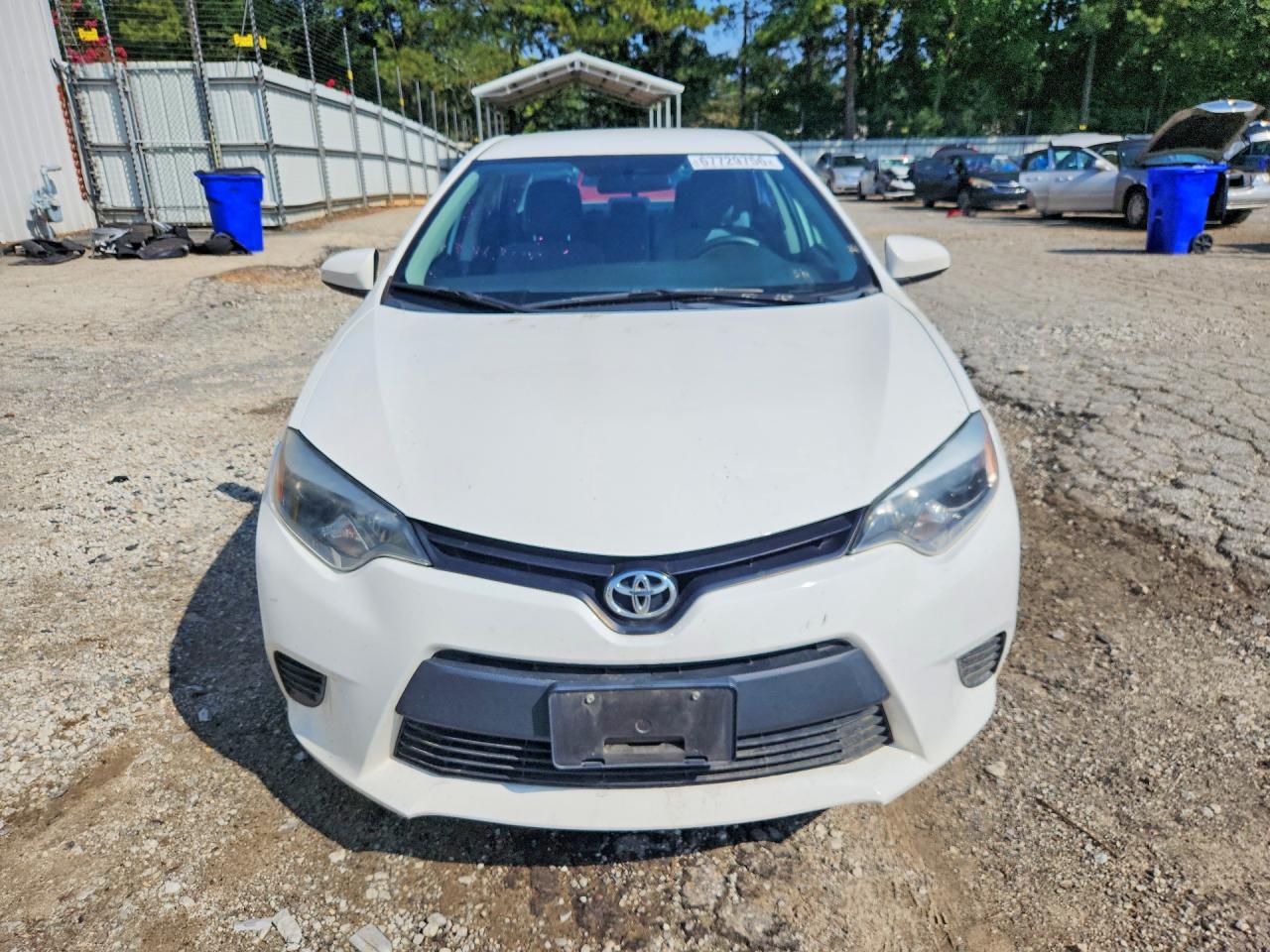 2016 Toyota Corolla L Белый vin: 2T1BURHE5GC707192