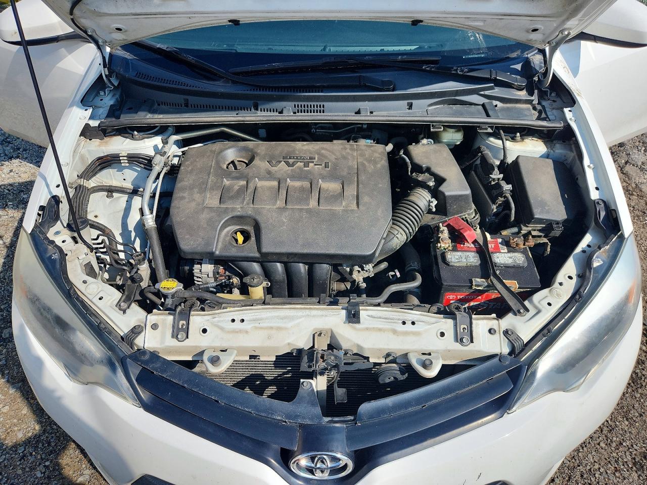 2016 Toyota Corolla L Белый vin: 2T1BURHE5GC707192