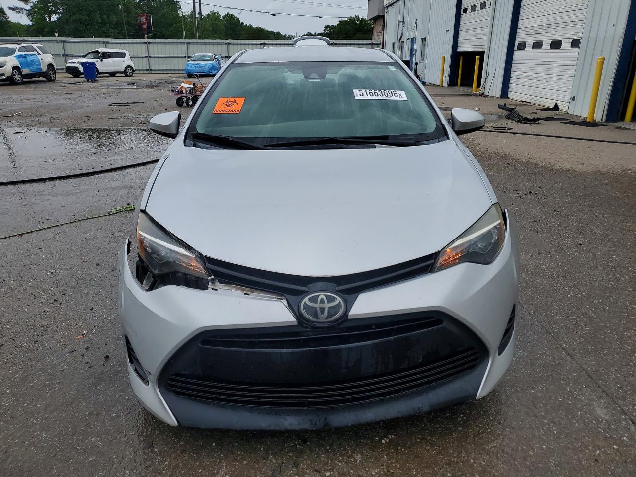 2017 Toyota Corolla Le Silver vin: 2T1BURHE5HC792567