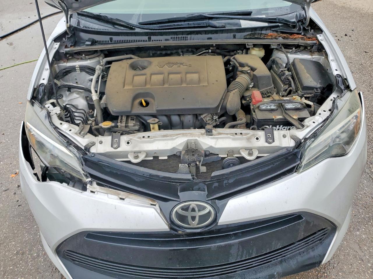 2017 Toyota Corolla Le Silver vin: 2T1BURHE5HC792567