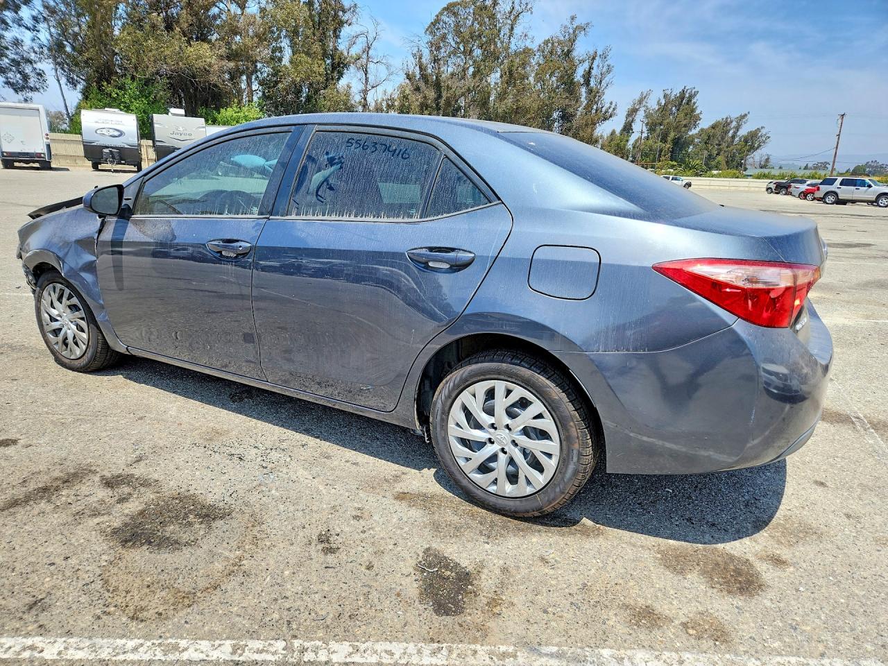 2017 Toyota Corolla Le Blue vin: 2T1BURHE5HC854145