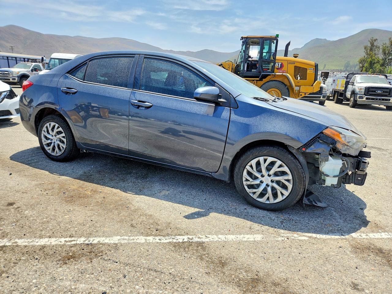 2017 Toyota Corolla Le Blue vin: 2T1BURHE5HC854145