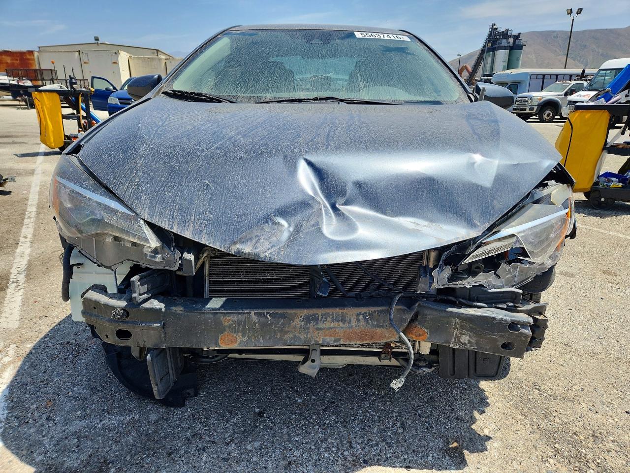 2017 Toyota Corolla Le Blue vin: 2T1BURHE5HC854145