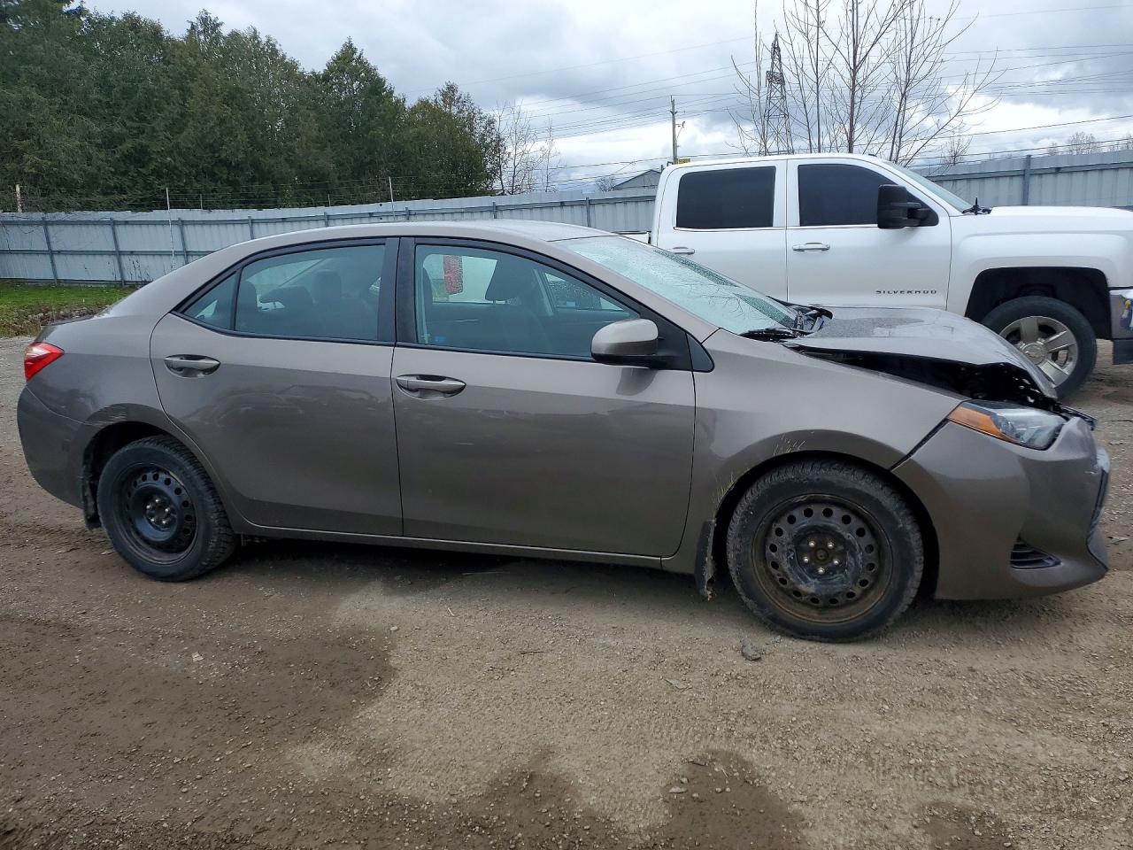 2017 Toyota Corolla L Beige vin: 2T1BURHE5HC887484