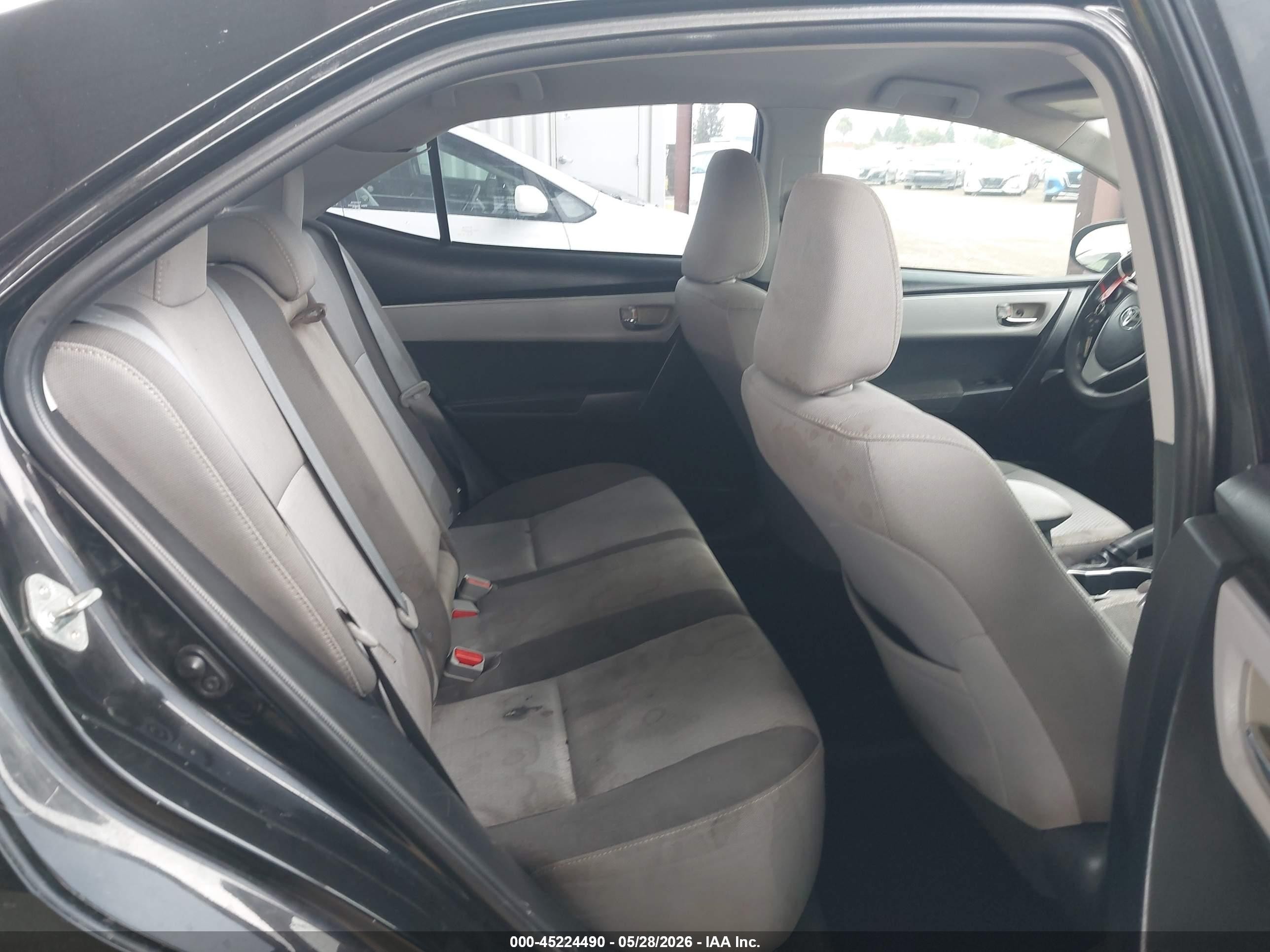 2017 Toyota Corolla Le Black vin: 2T1BURHE5HC891440