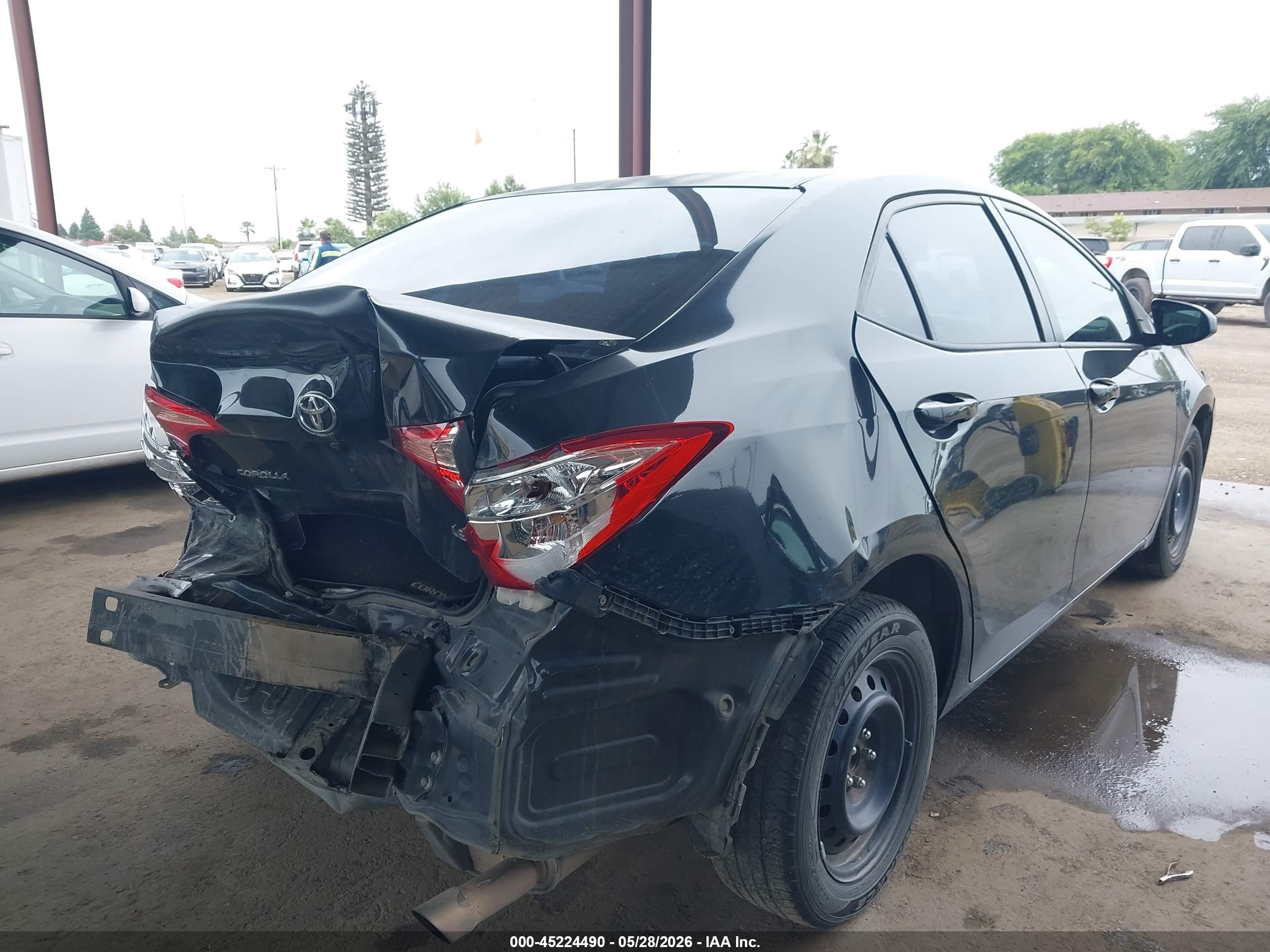 2017 Toyota Corolla Le Black vin: 2T1BURHE5HC891440