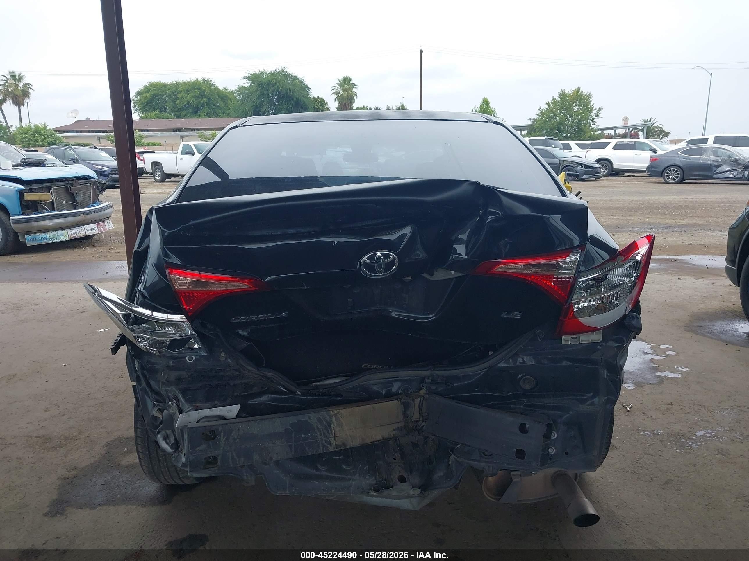 2017 Toyota Corolla Le Black vin: 2T1BURHE5HC891440