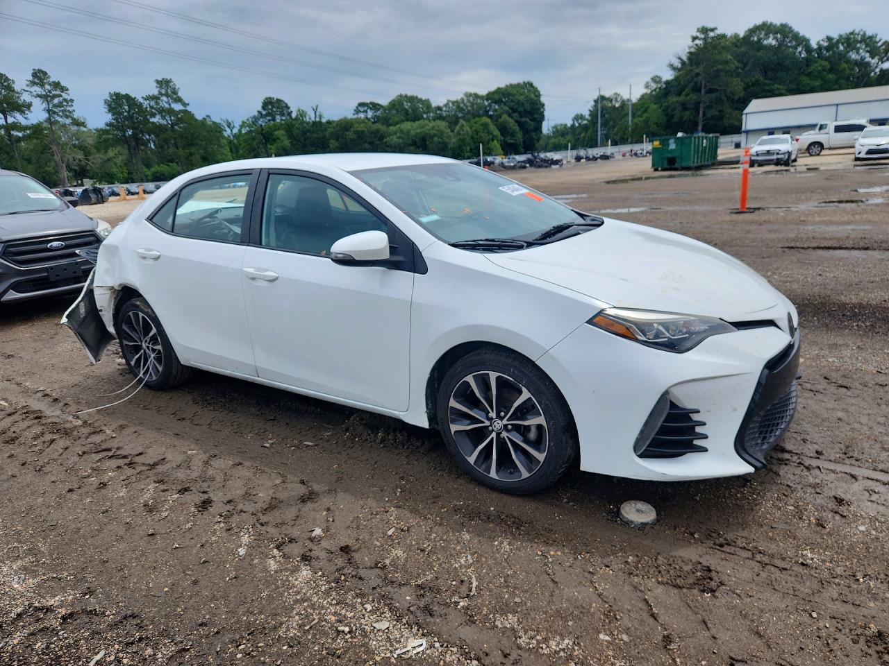 2017 Toyota Corolla Se White vin: 2T1BURHE5HC930673