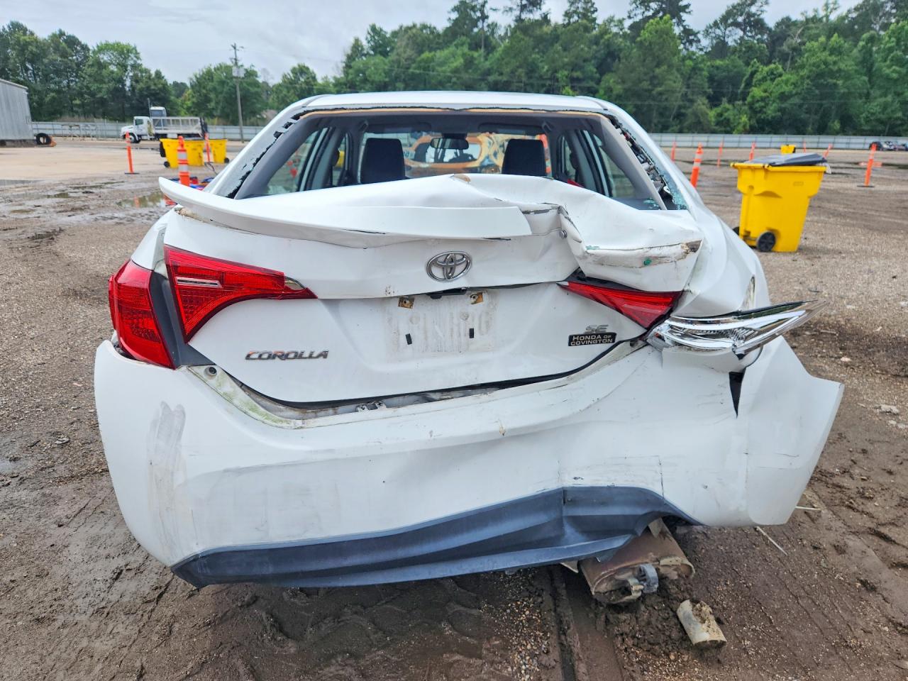 2017 Toyota Corolla Se White vin: 2T1BURHE5HC930673