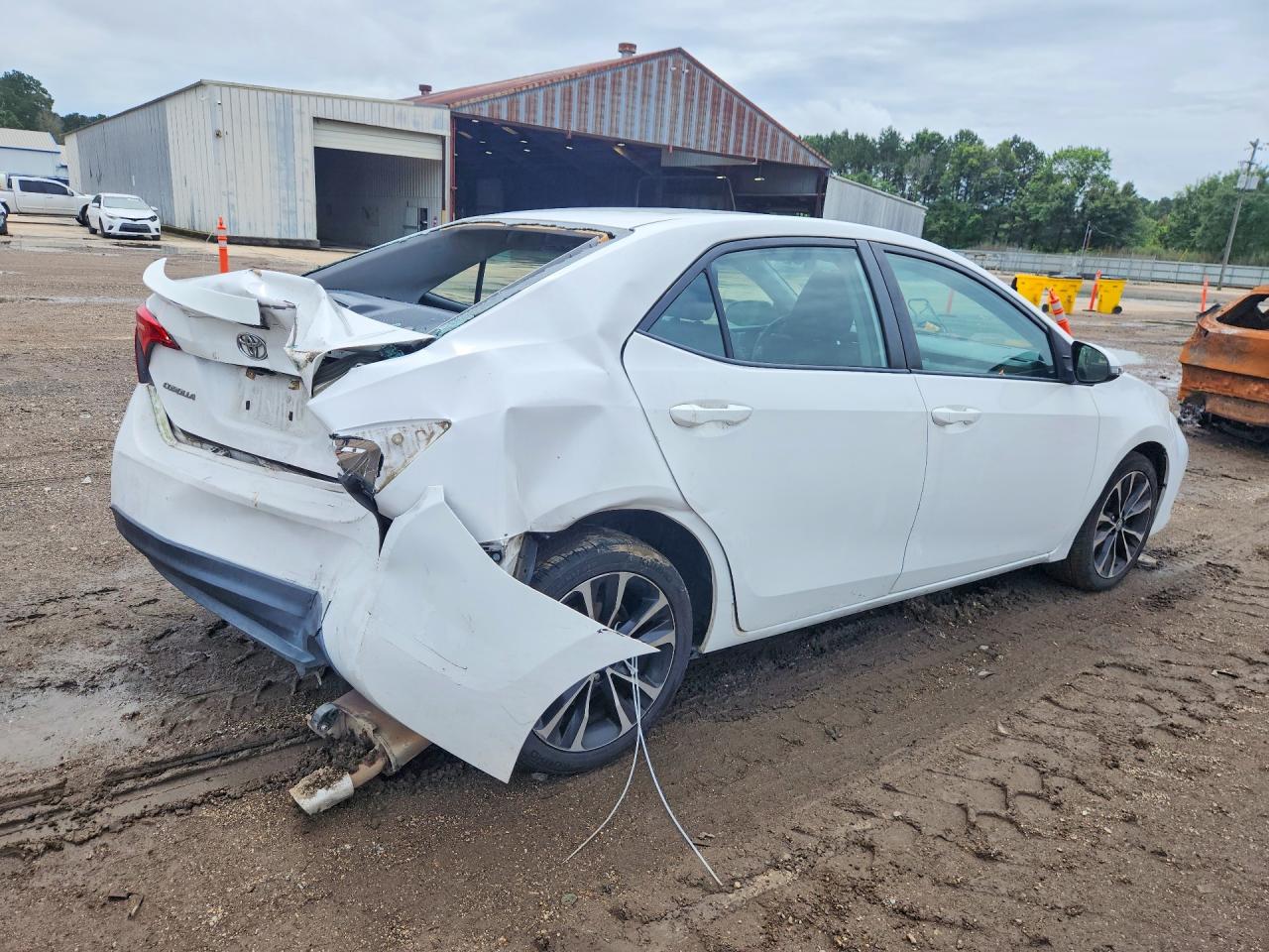 2017 Toyota Corolla Se White vin: 2T1BURHE5HC930673