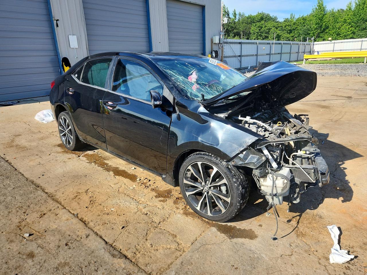 2018 Toyota Corolla Se Black vin: 2T1BURHE5JC080727