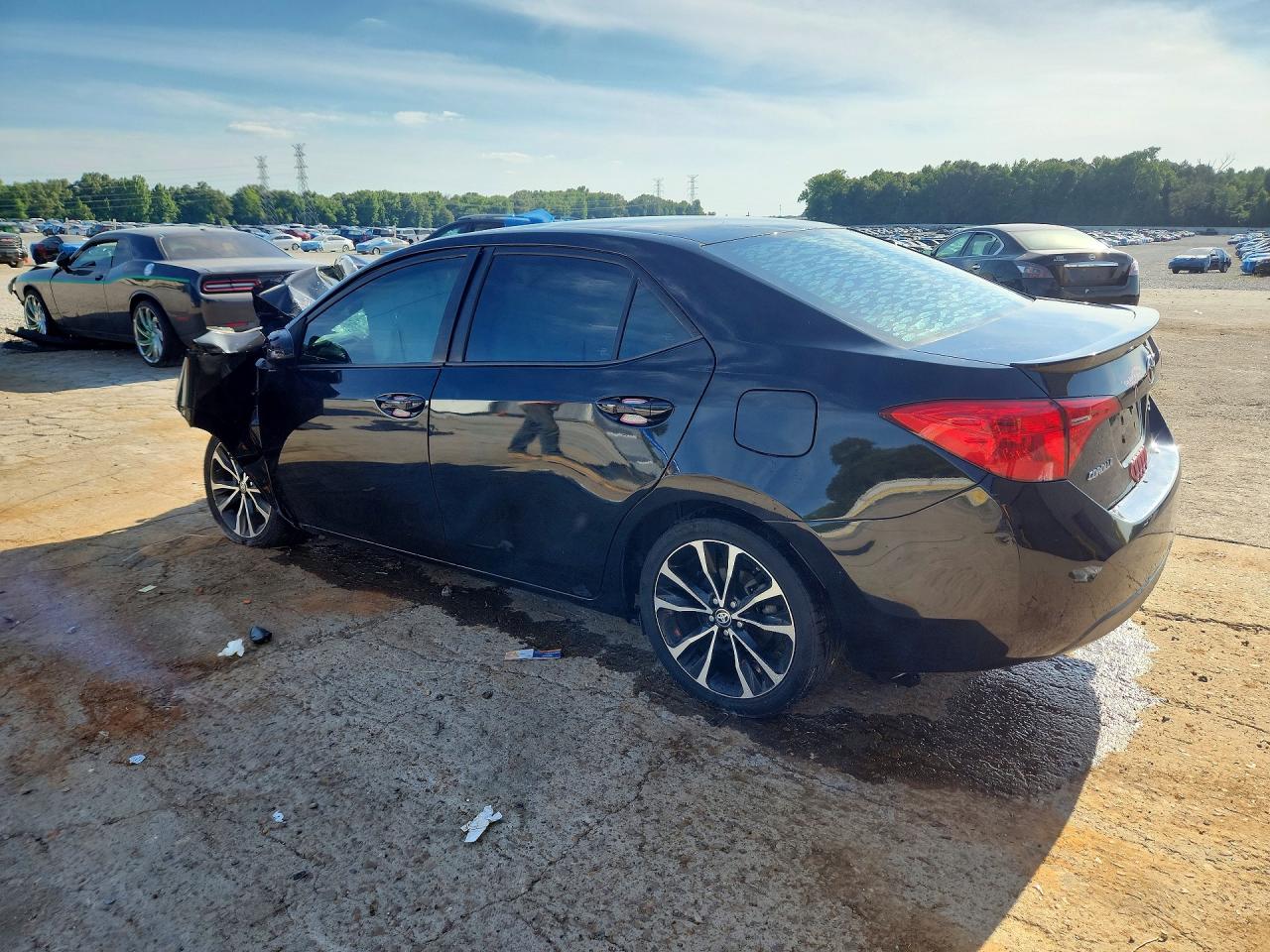 2018 Toyota Corolla Se Black vin: 2T1BURHE5JC080727