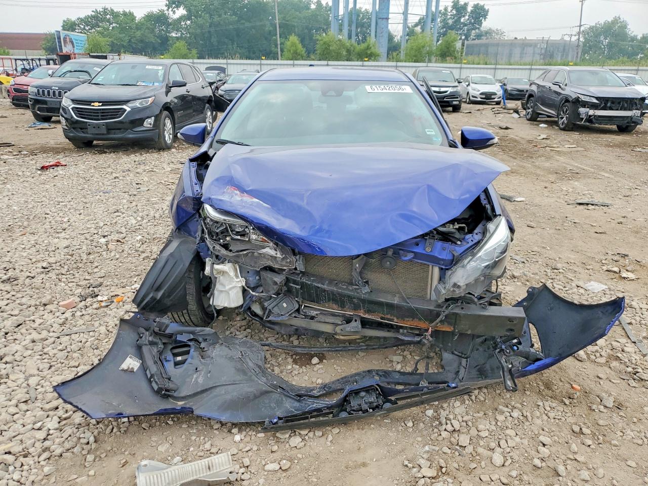 2019 Toyota Corolla Se Синий vin: 2T1BURHE5KC147716