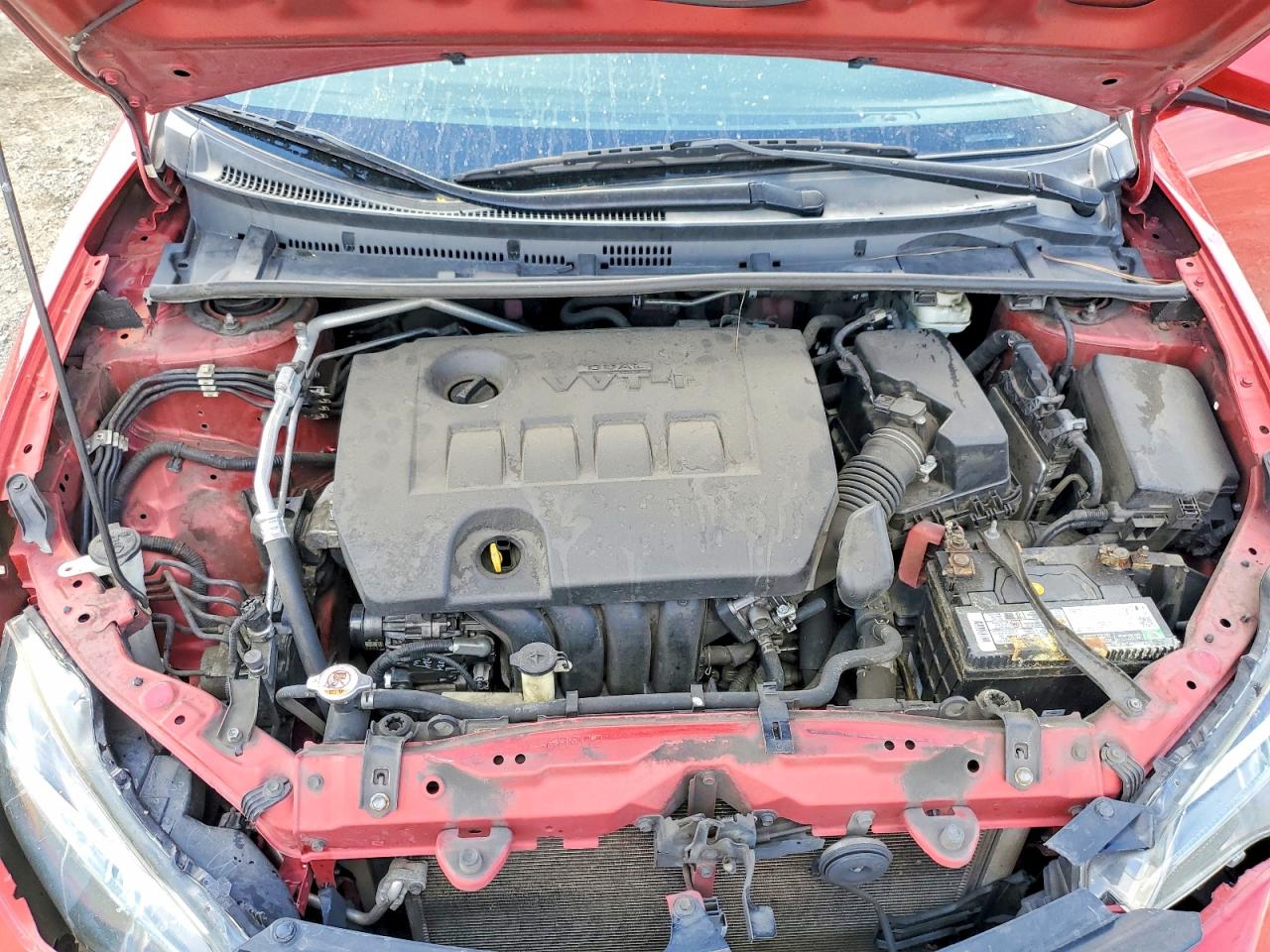 2019 Toyota Corolla Le Red vin: 2T1BURHE5KC232670
