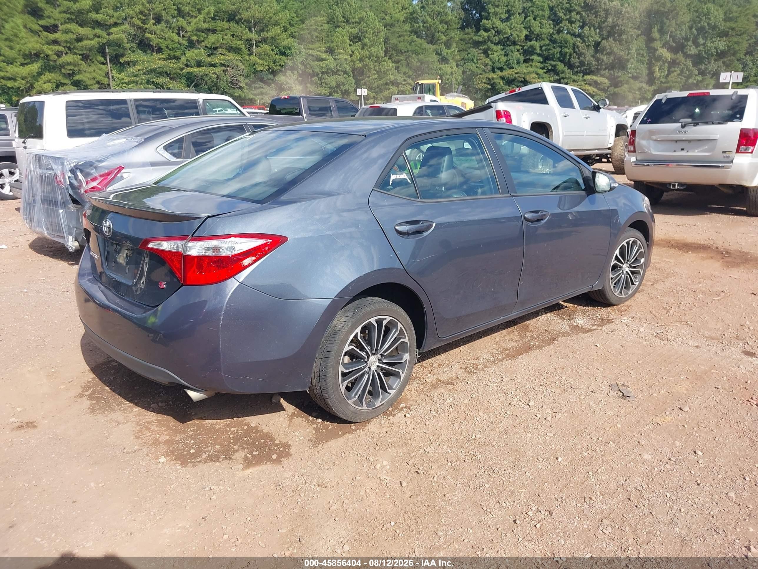 2014 Toyota Corolla S Plus Blue vin: 2T1BURHE6EC009834