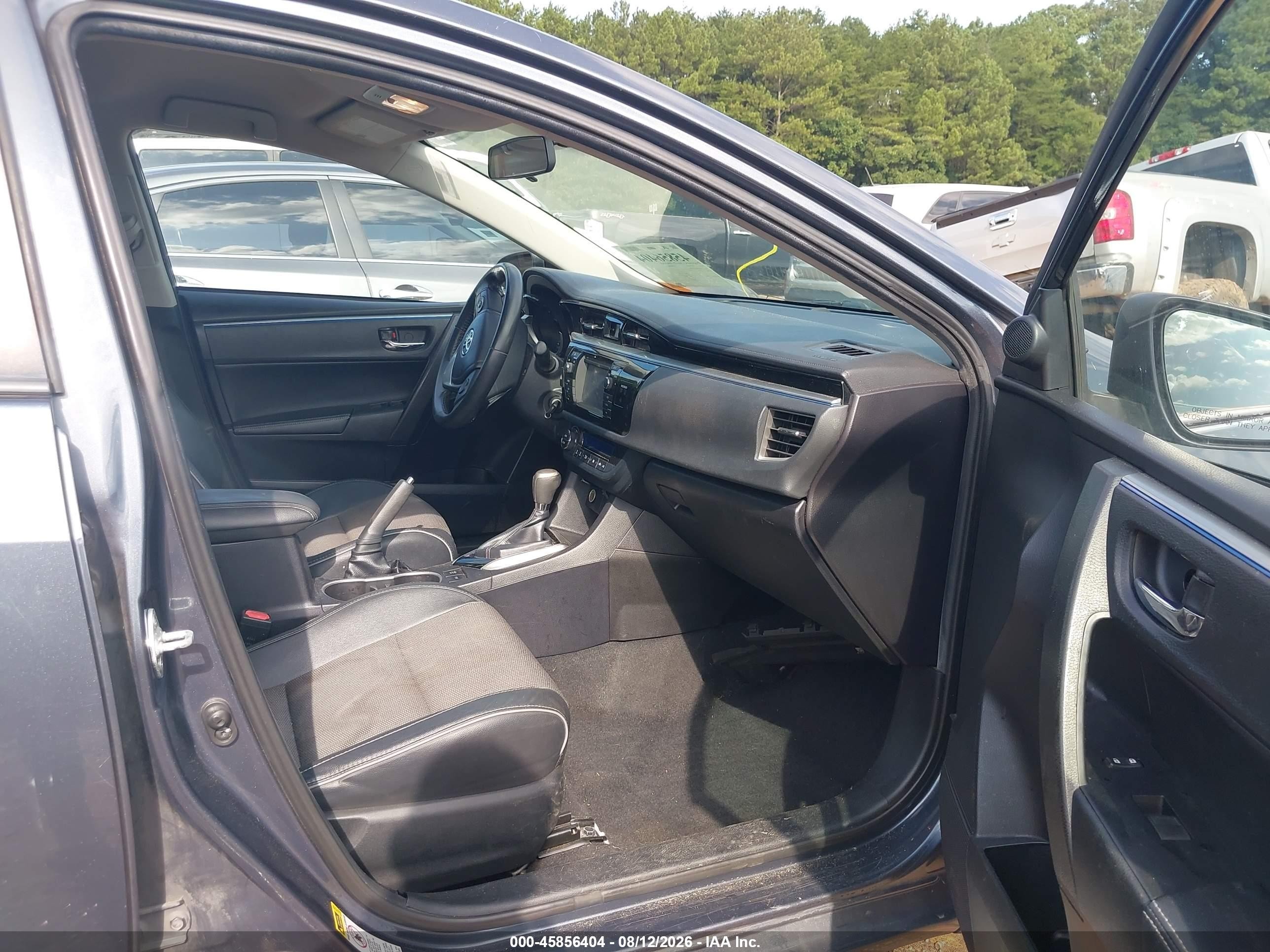 2014 Toyota Corolla S Plus Blue vin: 2T1BURHE6EC009834