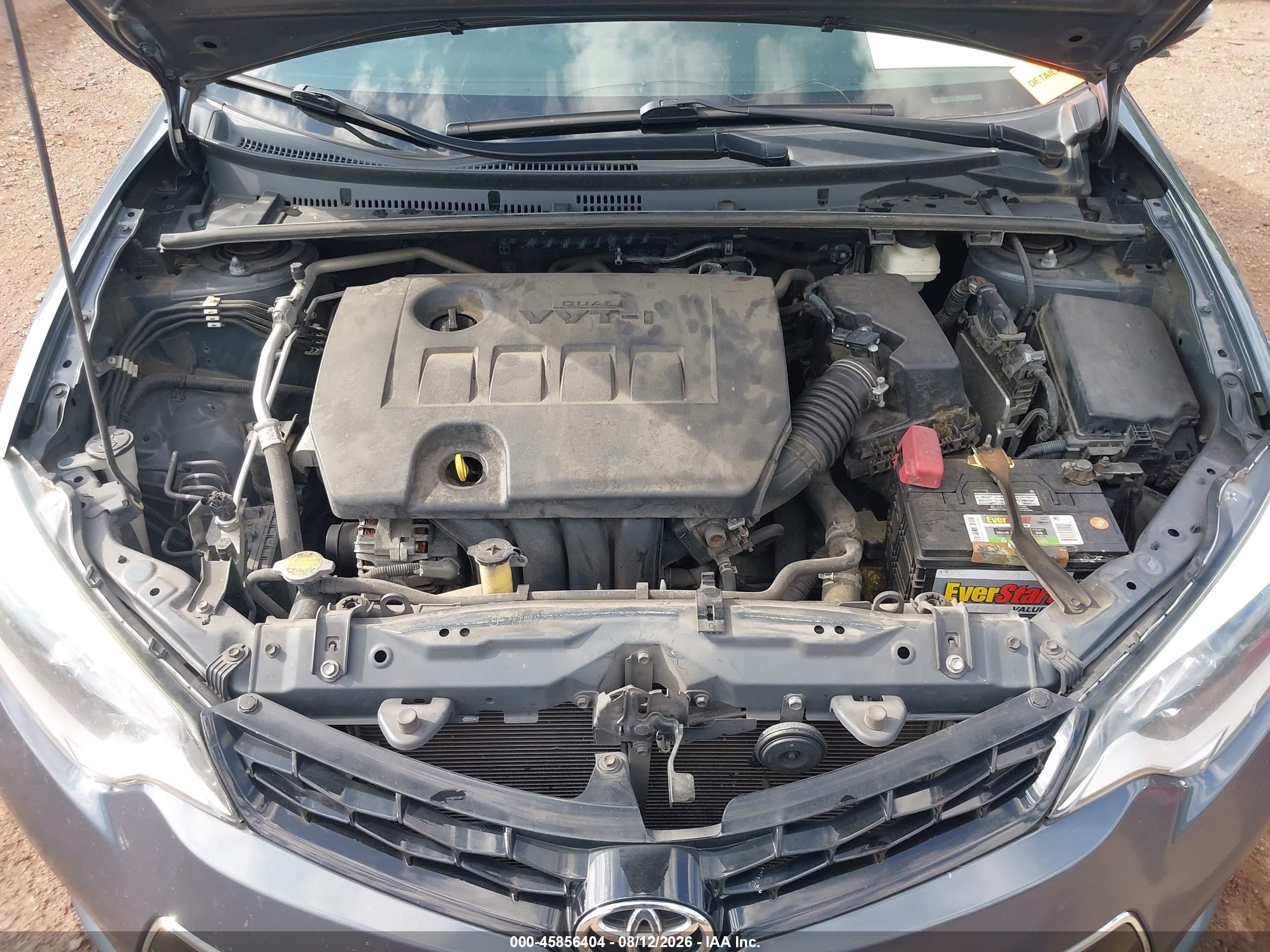 2014 Toyota Corolla S Plus Blue vin: 2T1BURHE6EC009834