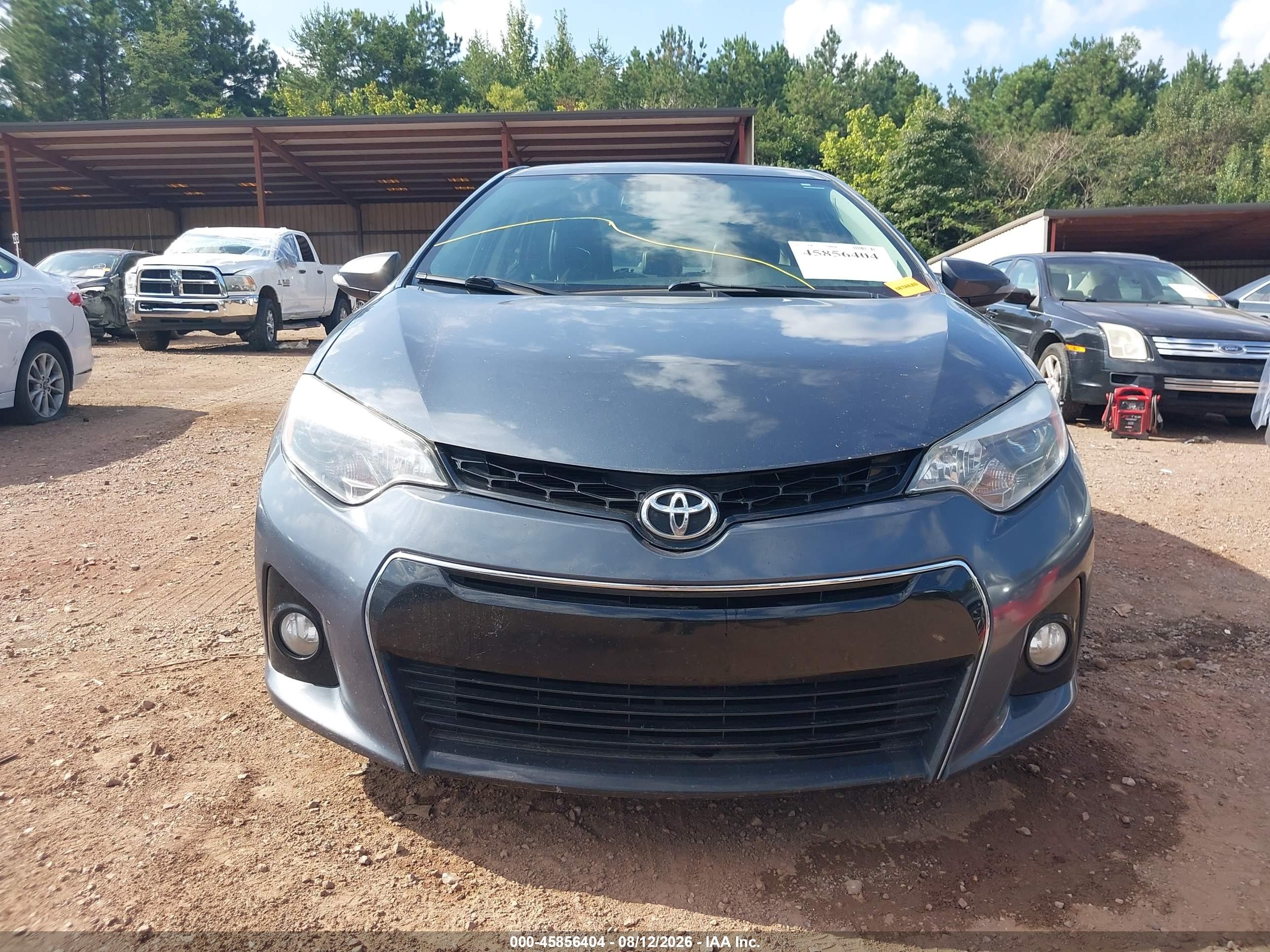 2014 Toyota Corolla S Plus Blue vin: 2T1BURHE6EC009834