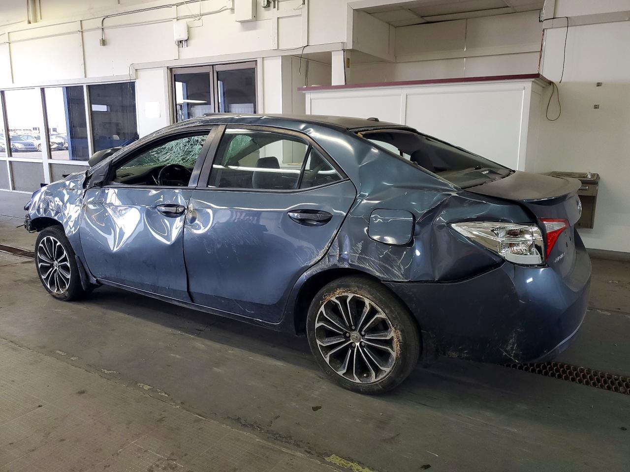 2014 Toyota Corolla S Plus Blue vin: 2T1BURHE6EC016797