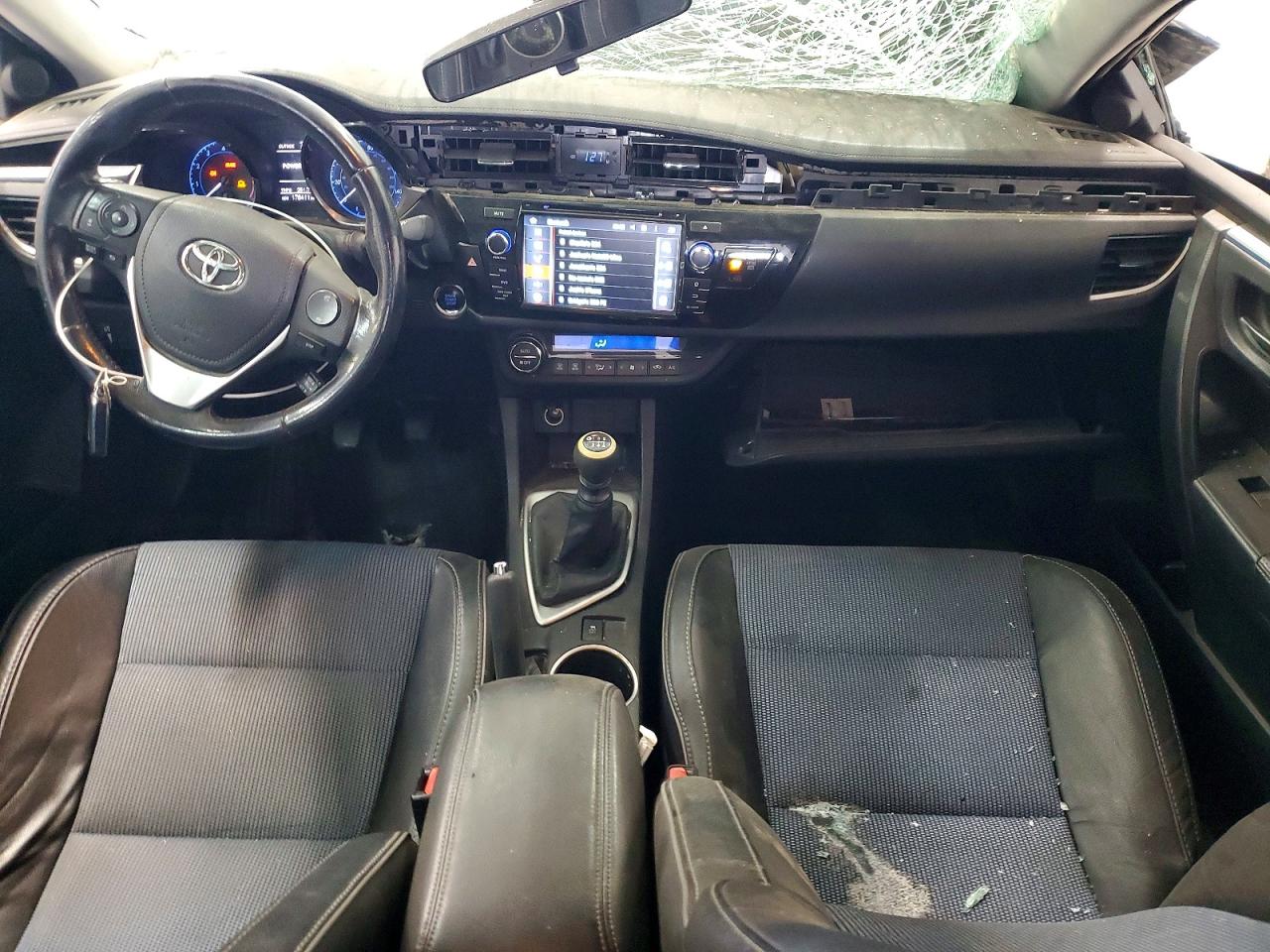 2014 Toyota Corolla S Plus Blue vin: 2T1BURHE6EC016797