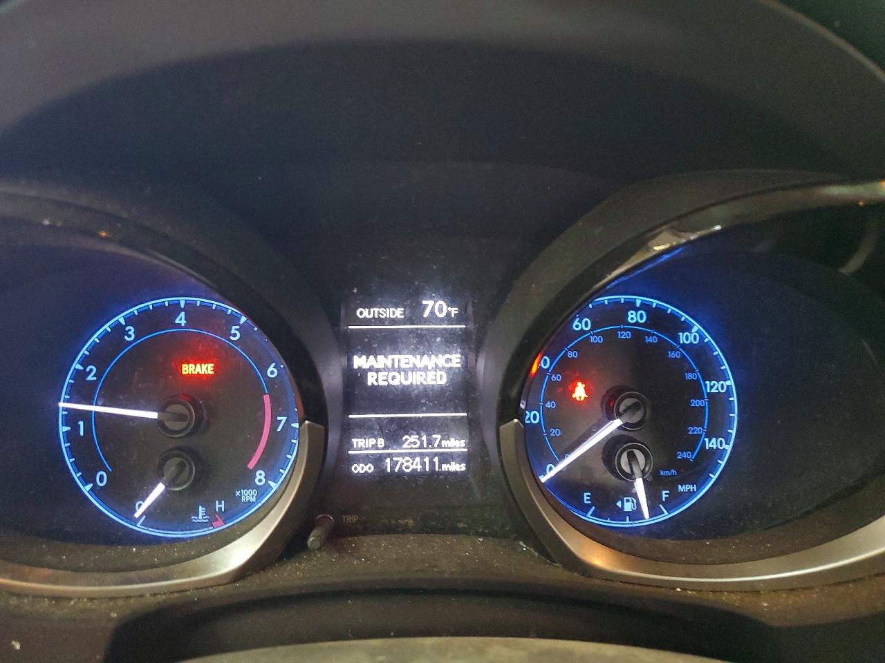 2014 Toyota Corolla S Plus Blue vin: 2T1BURHE6EC016797