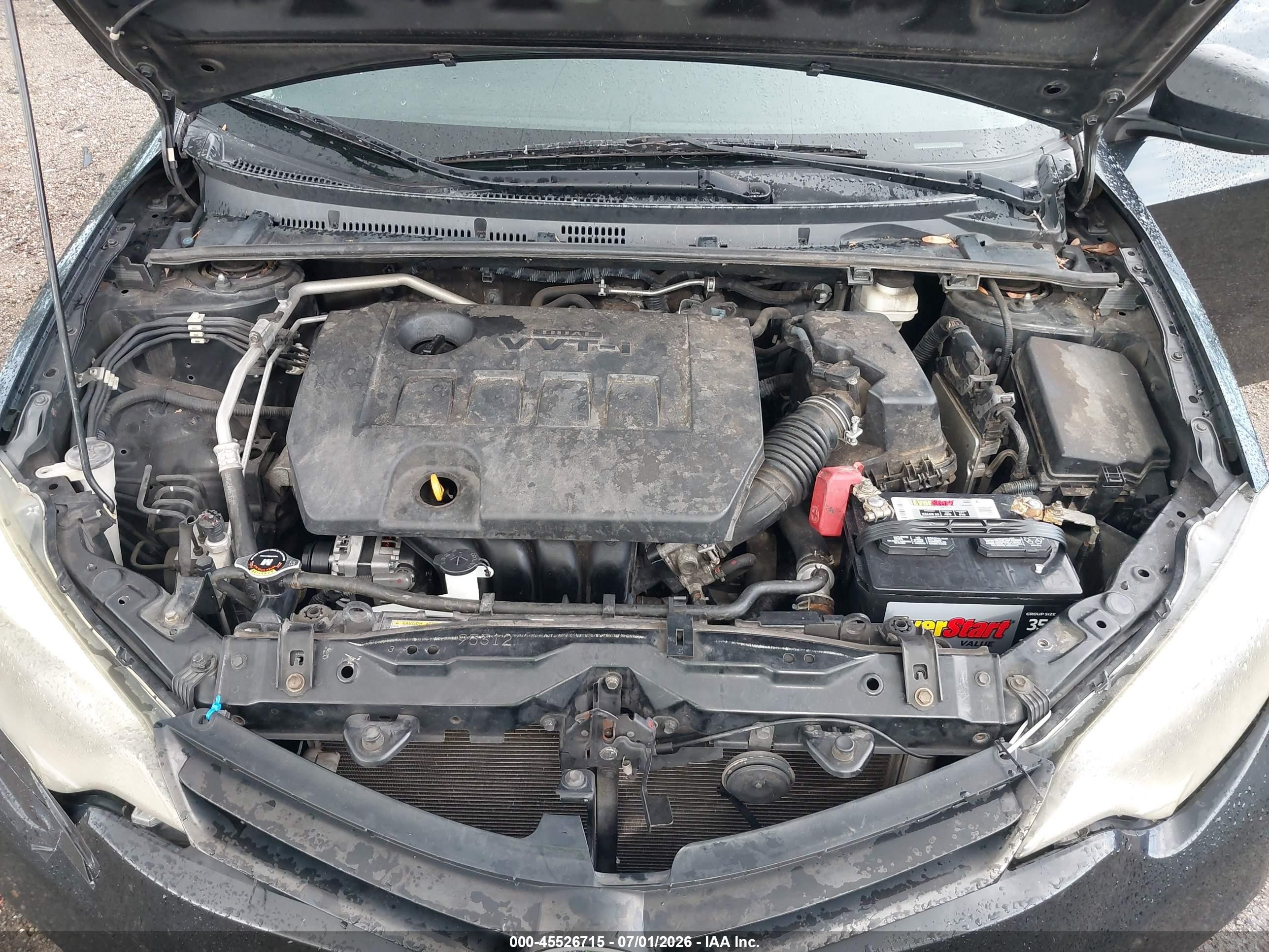 2014 Toyota Corolla Le Black vin: 2T1BURHE6EC022616