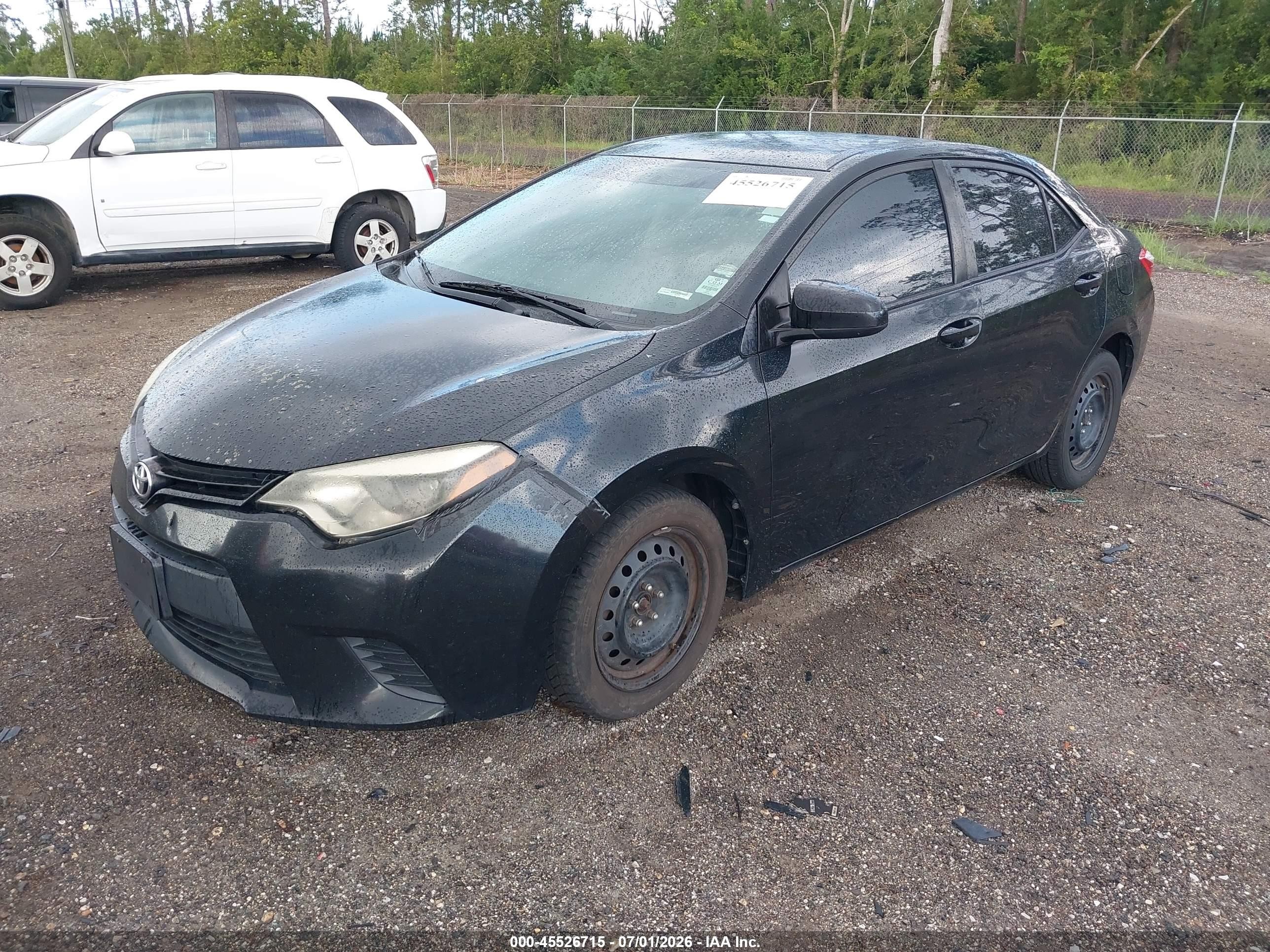 2014 Toyota Corolla Le Black vin: 2T1BURHE6EC022616