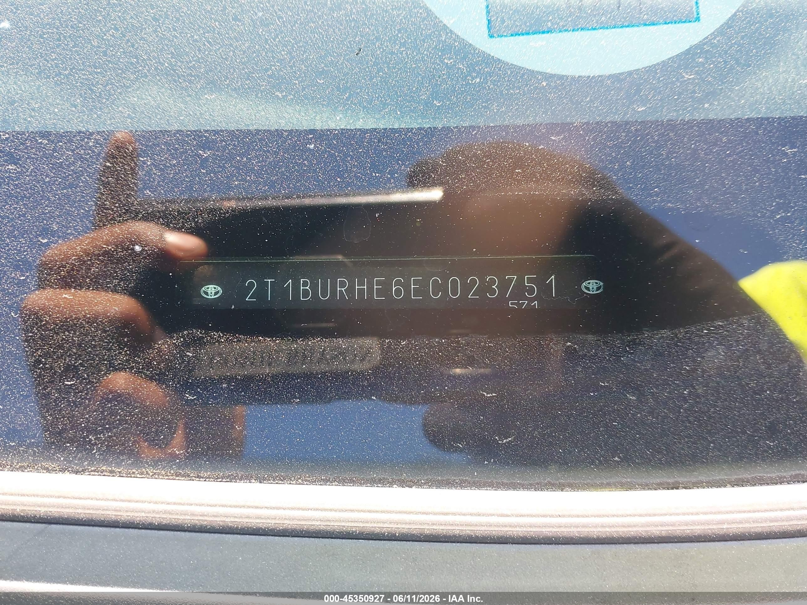 2014 Toyota Corolla S Plus Gray vin: 2T1BURHE6EC023751