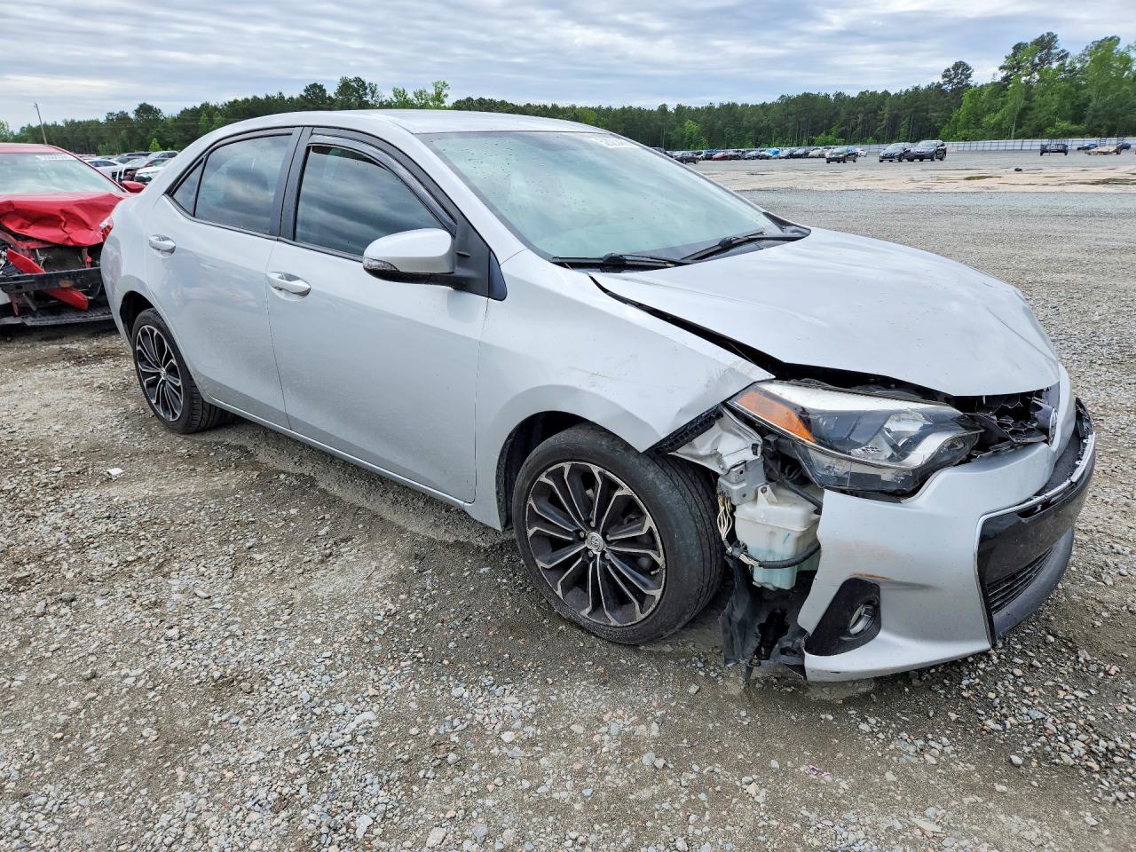2014 Toyota Corolla S Plus Silver vin: 2T1BURHE6EC032420